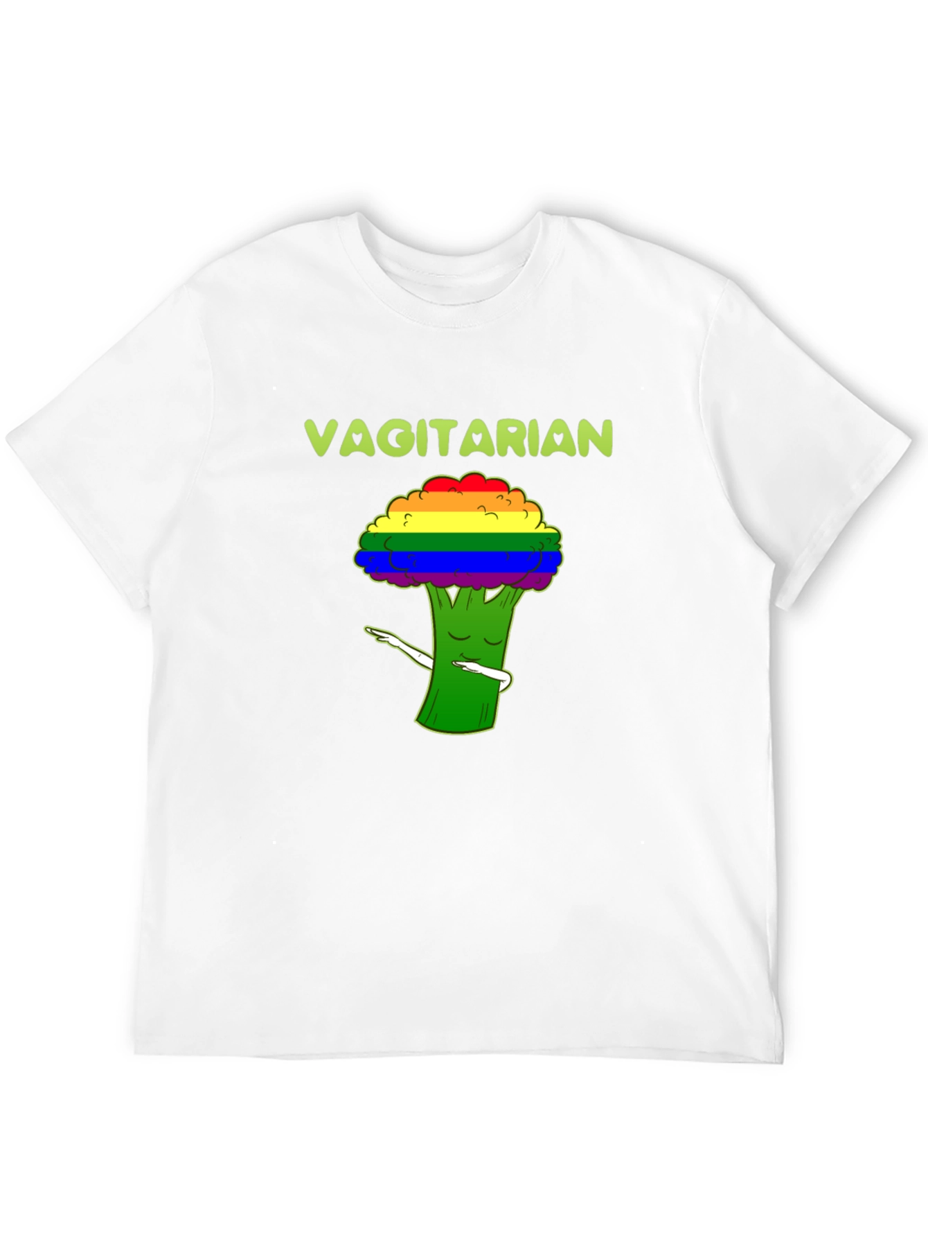 Vagitarian Broccoli LGBT Pride T-Shirt