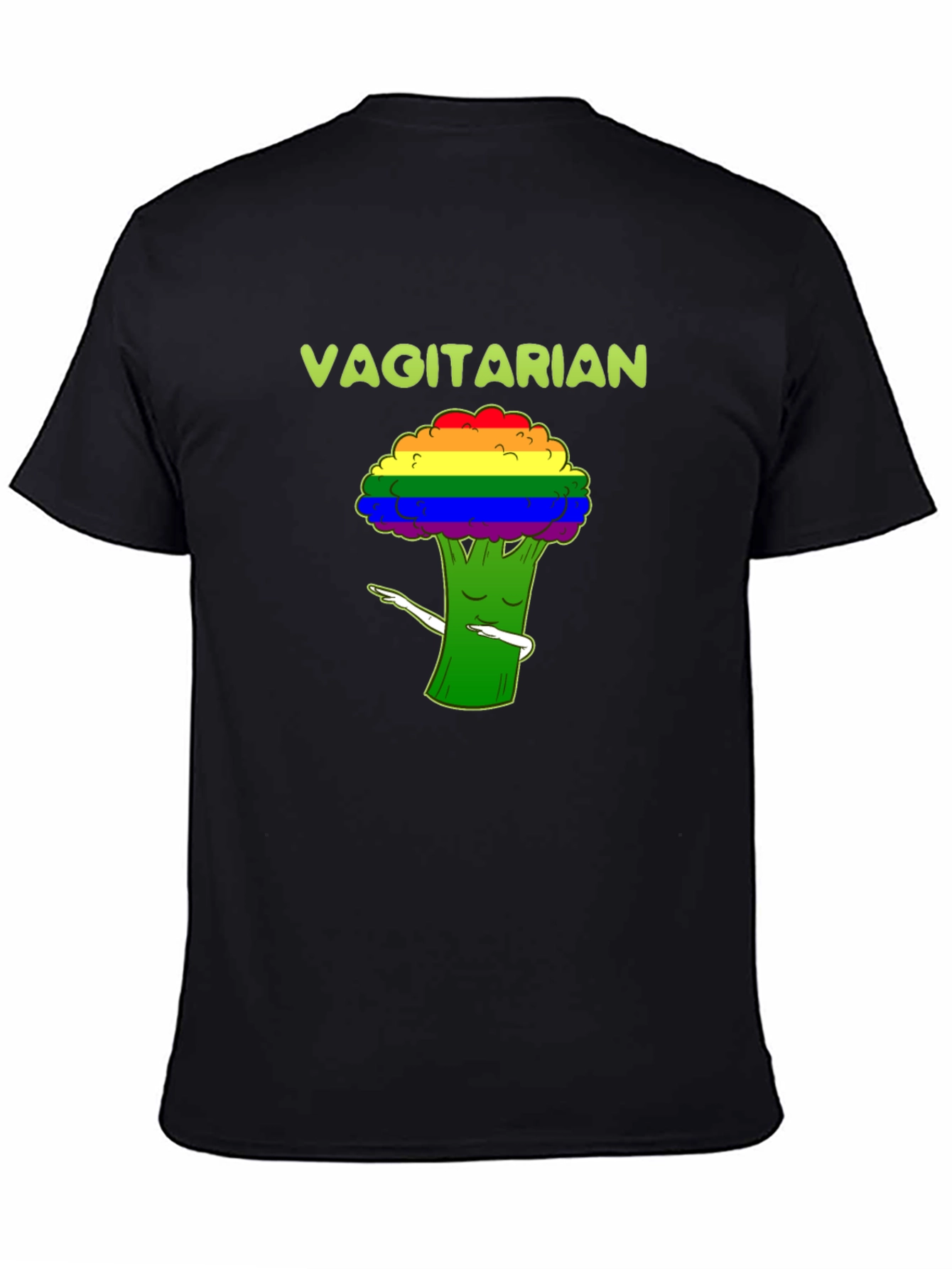 Vagitarian Broccoli LGBT Pride T-Shirt