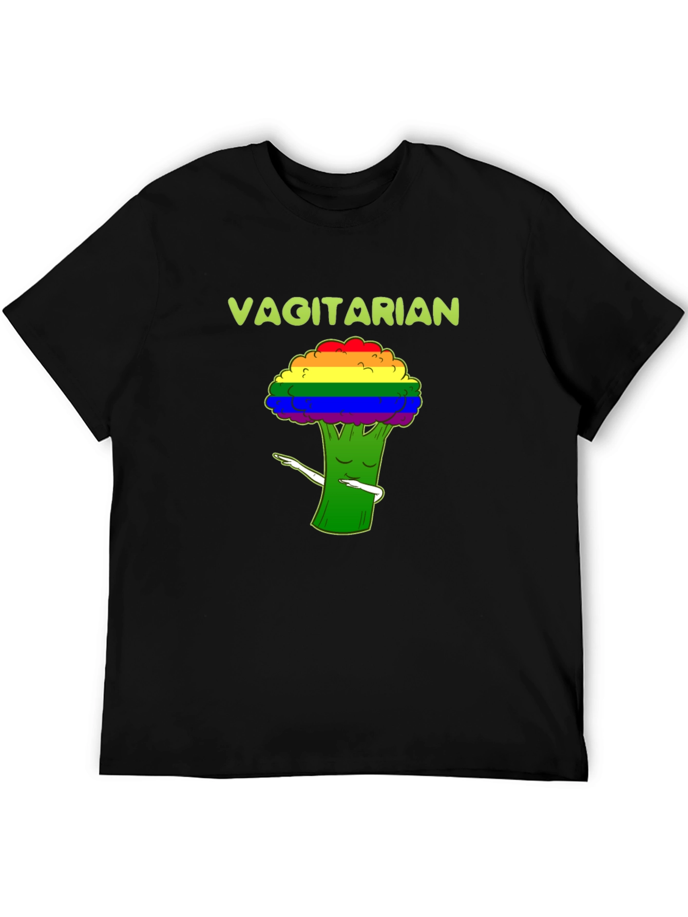 Vagitarian Broccoli LGBT Pride T-Shirt