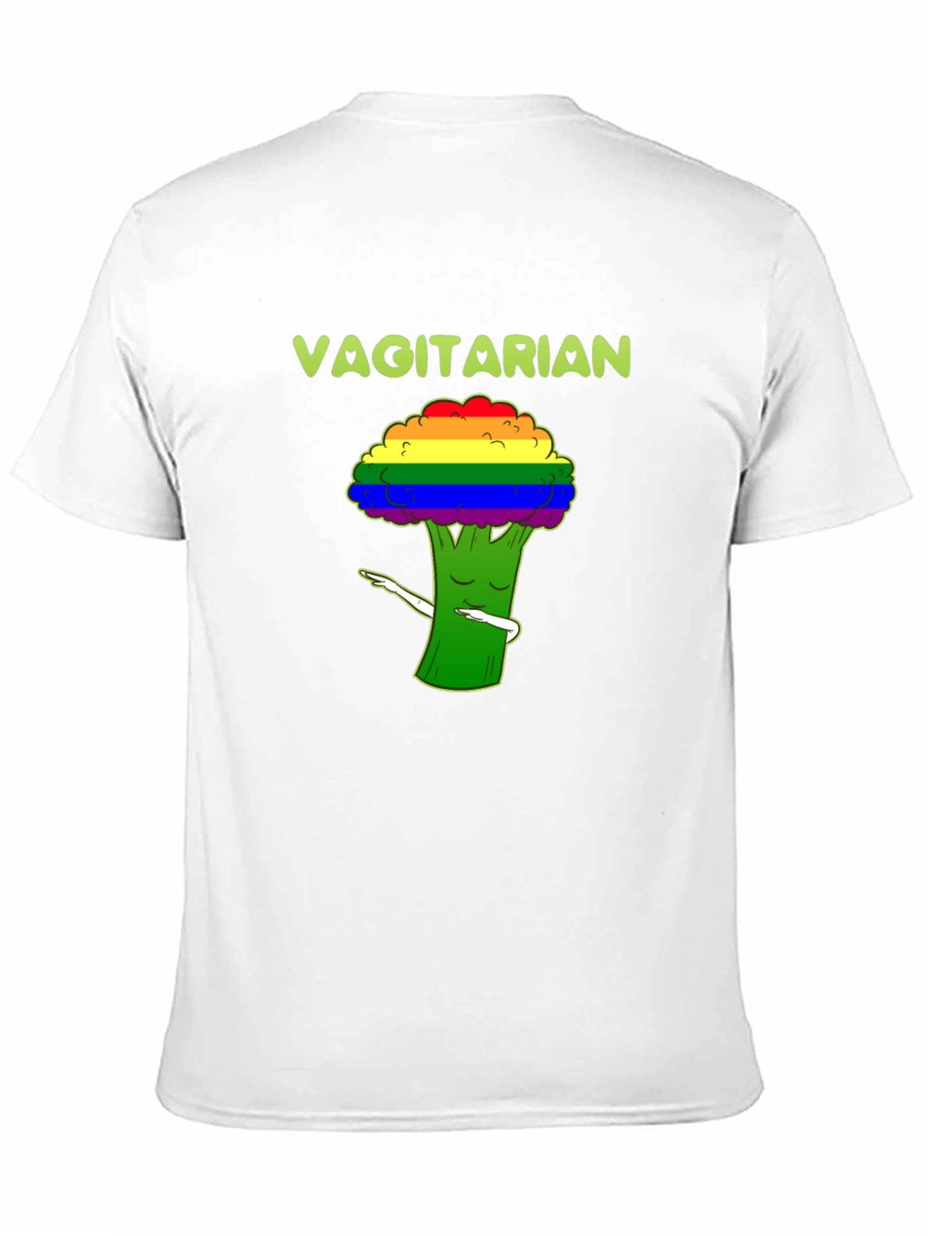 Vagitarian Broccoli LGBT Pride T-Shirt