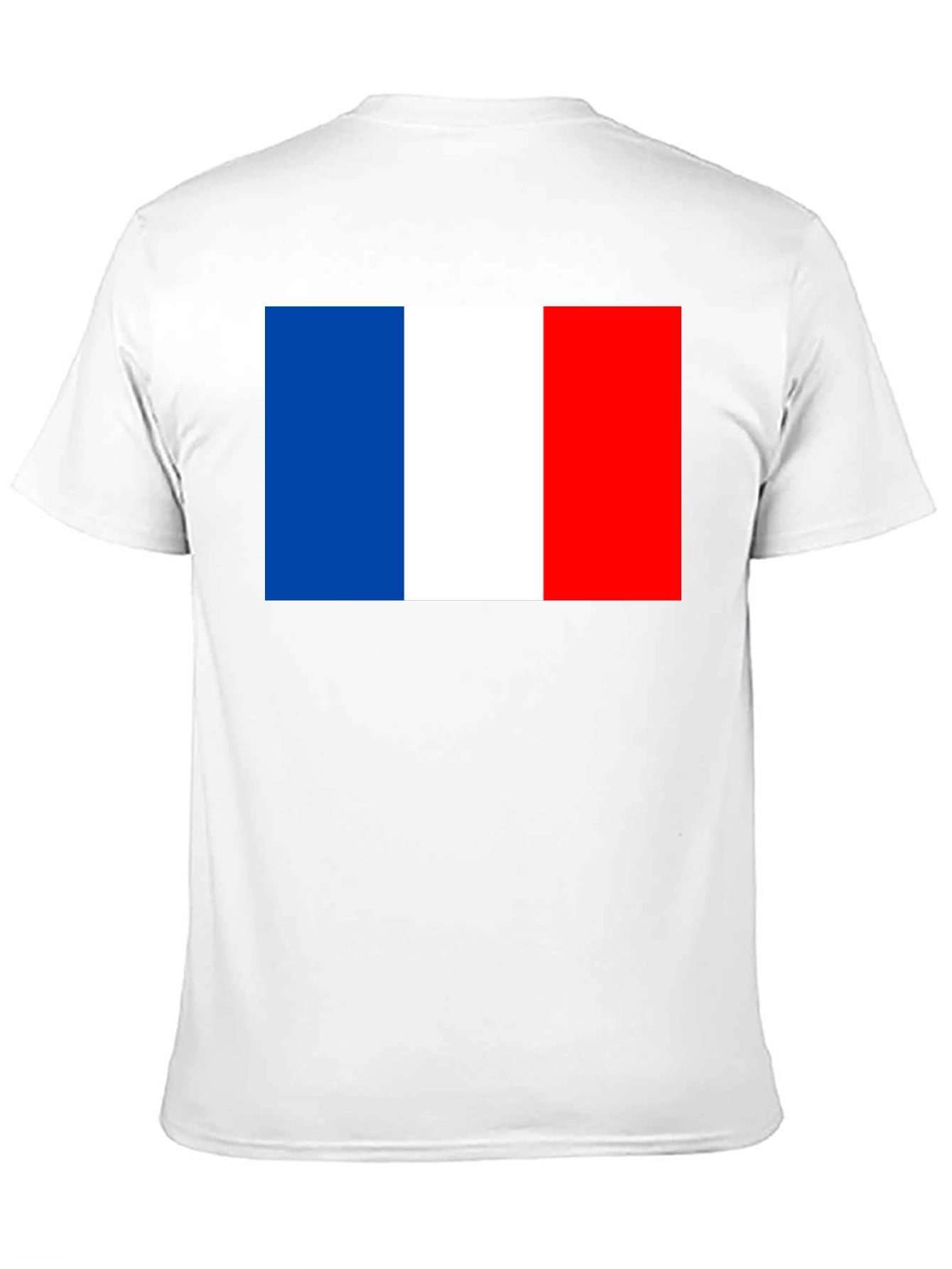 France Flag Graphic T-Shirt - Black Casual Tee