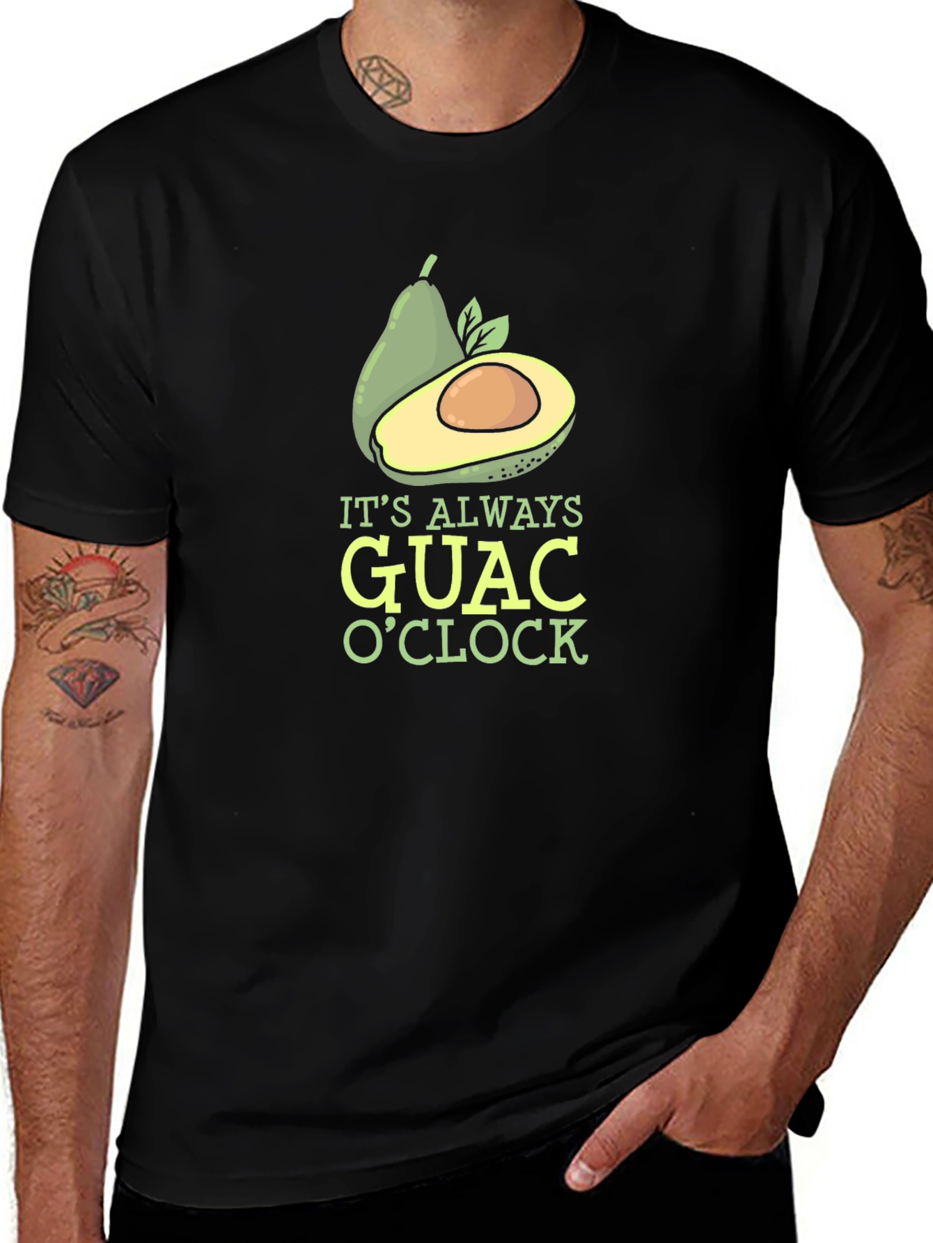 Its Always Guac OClock Graphic Tee