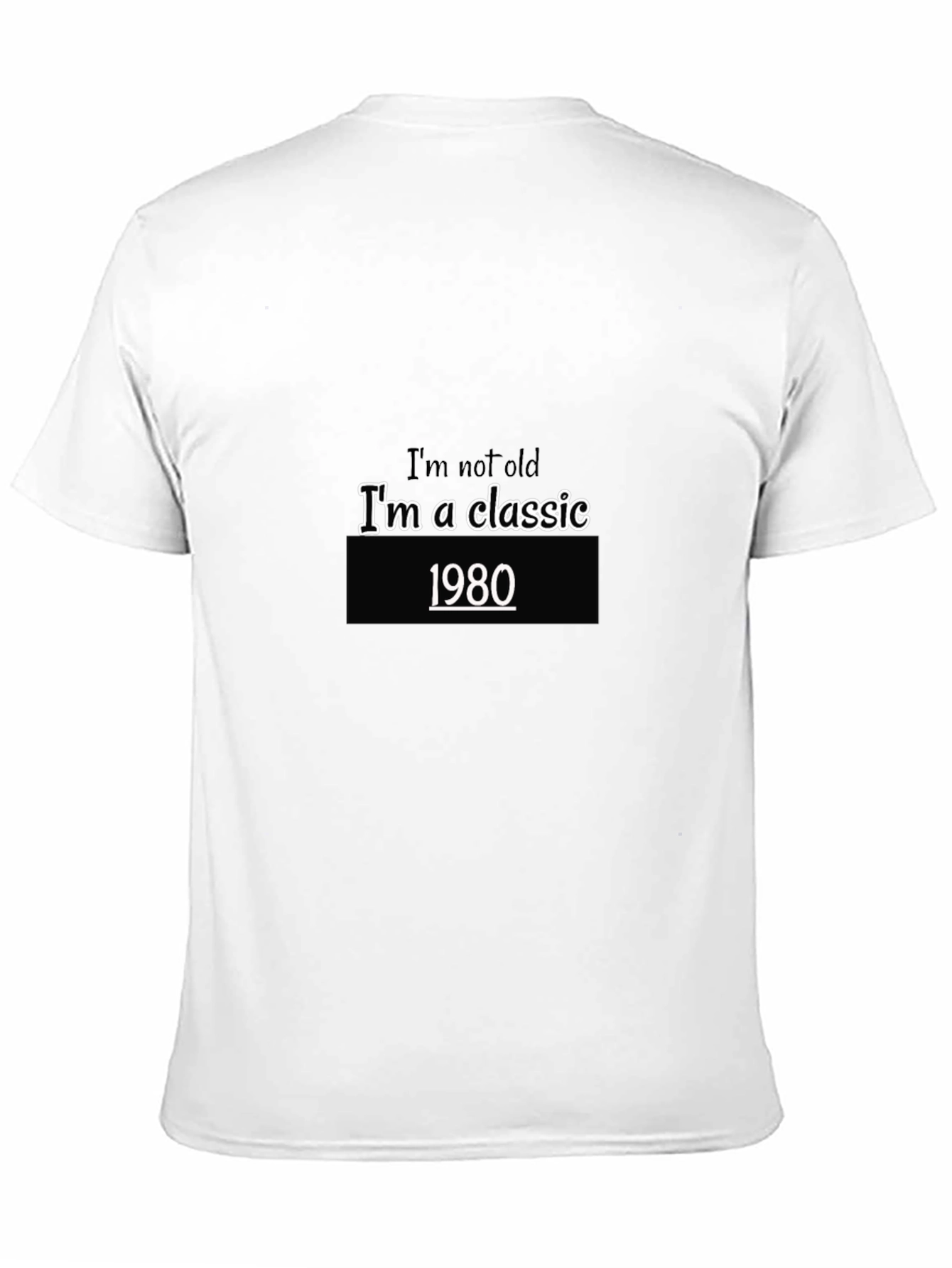 Classic 1980 Graphic Tee -  Retro Style