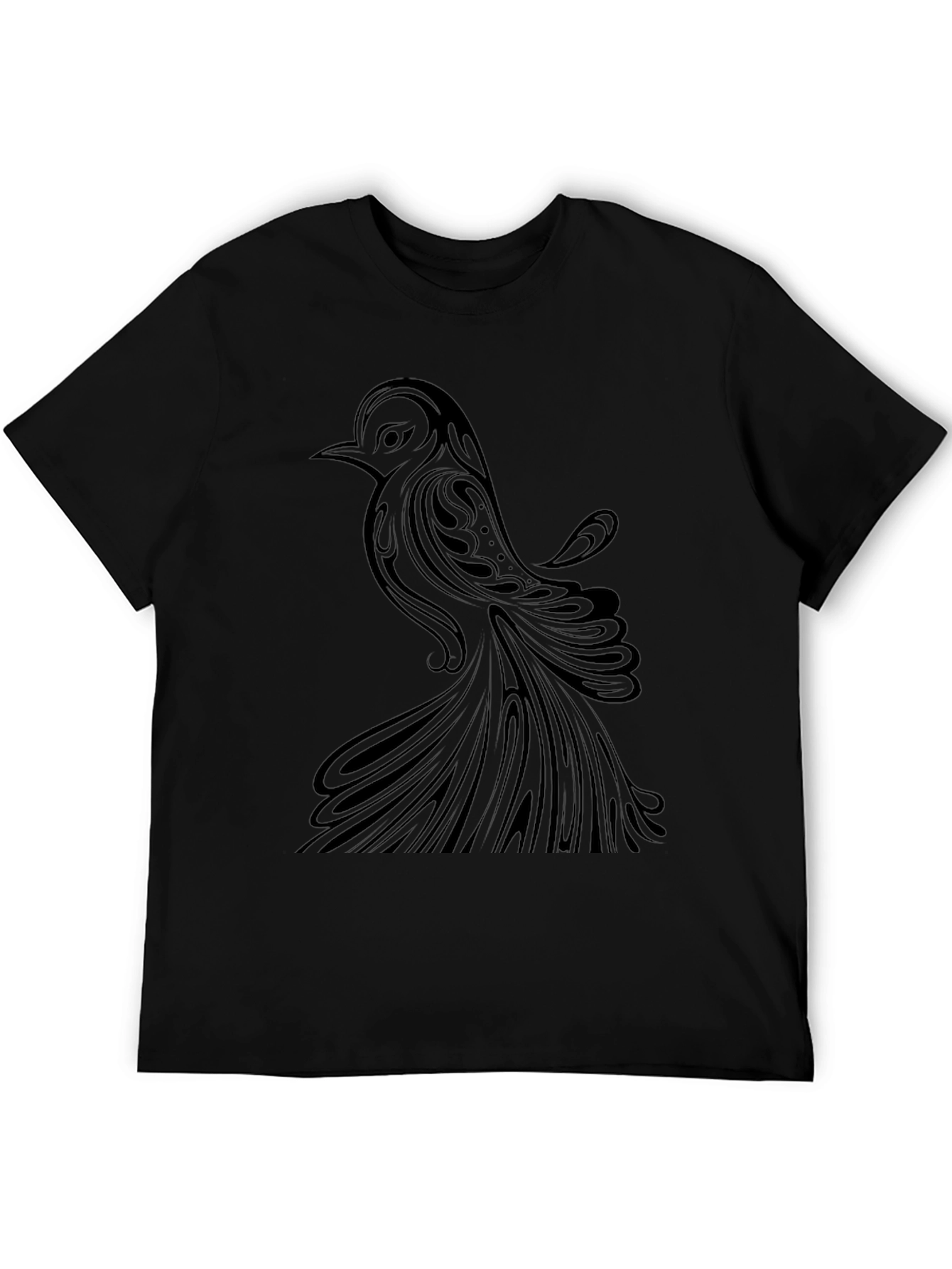 Bird Graphic Print T-Shirt