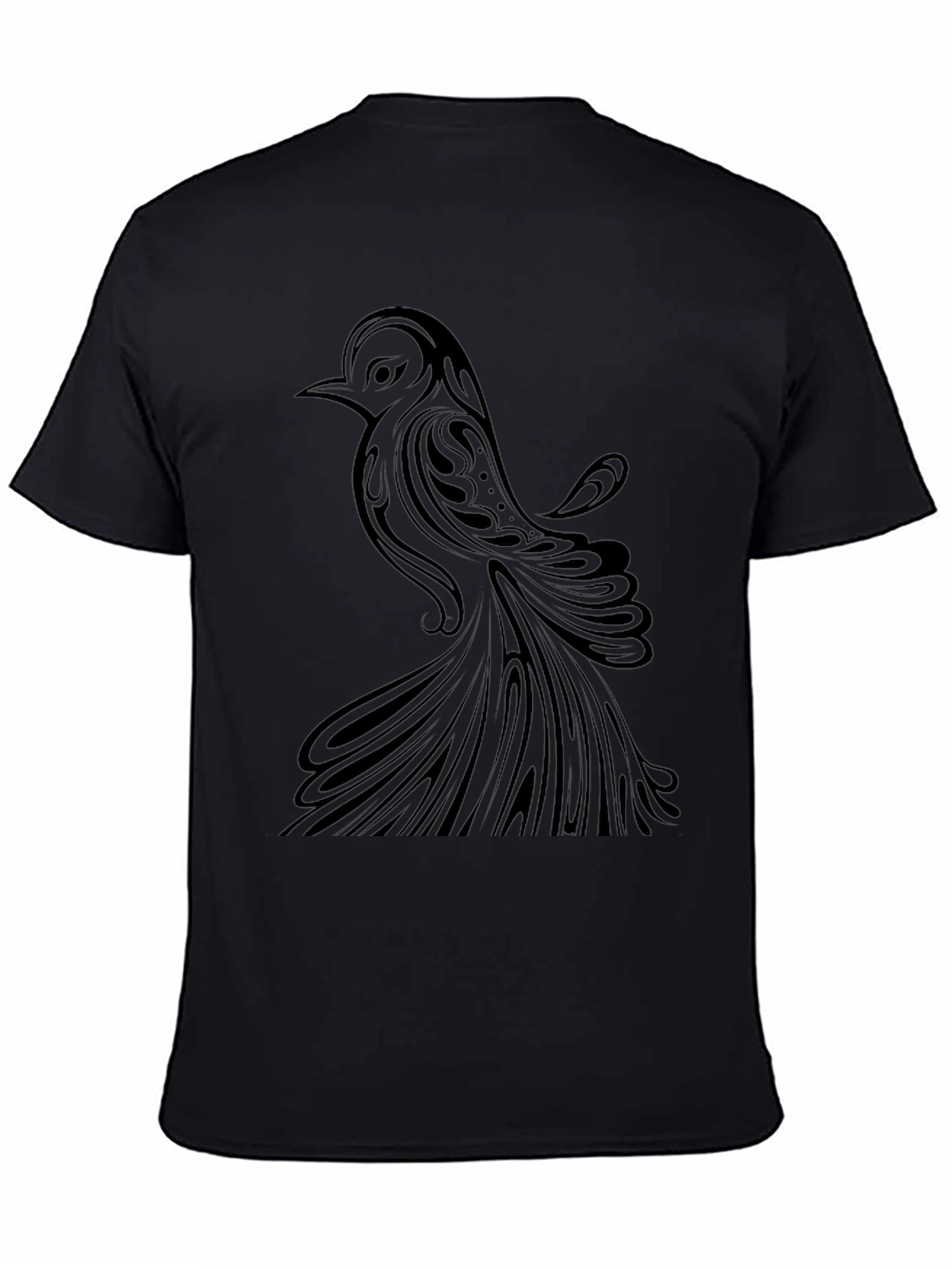 Bird Graphic Print T-Shirt