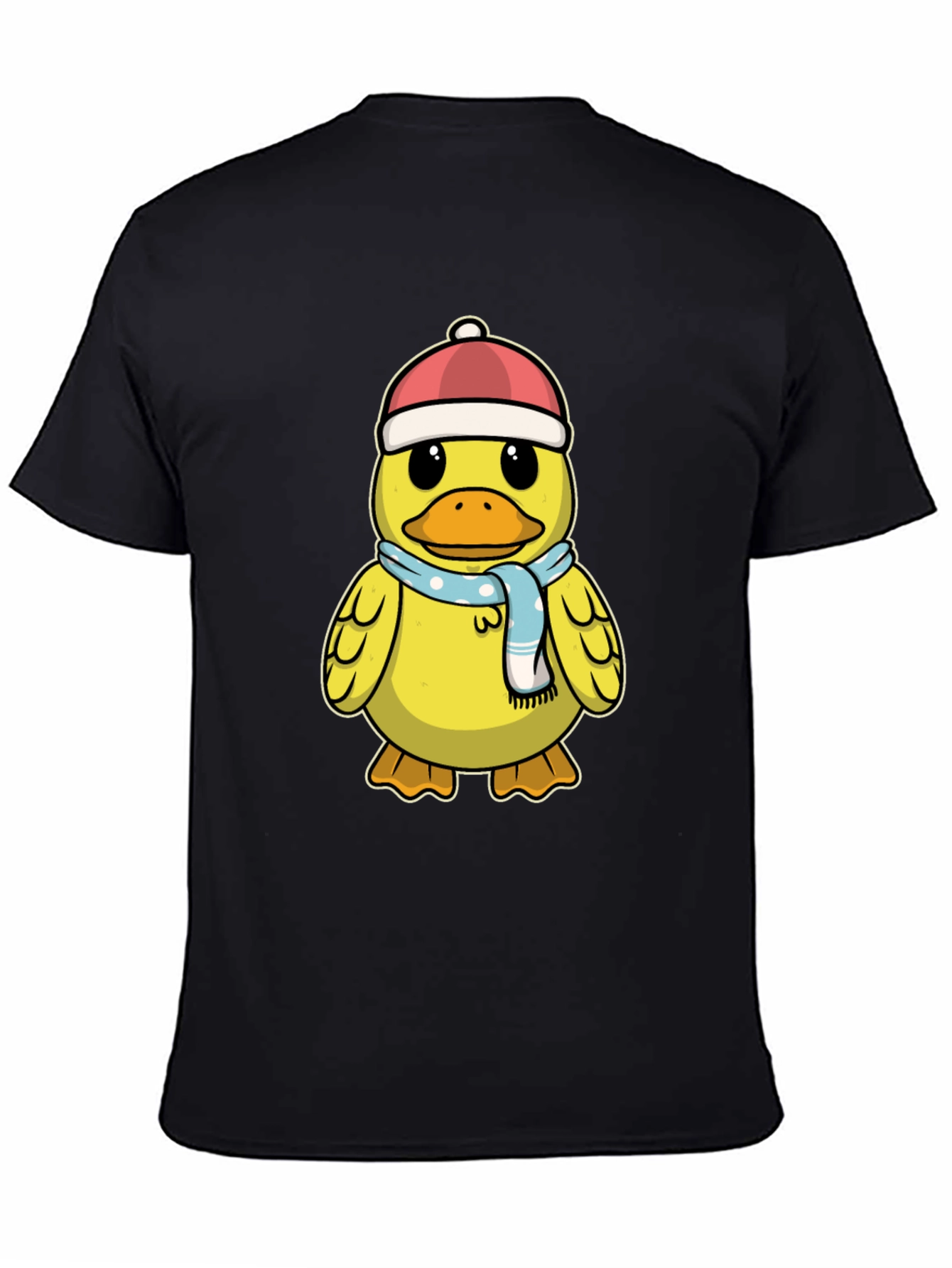 Duck with Hat & Scarf Graphic Tee
