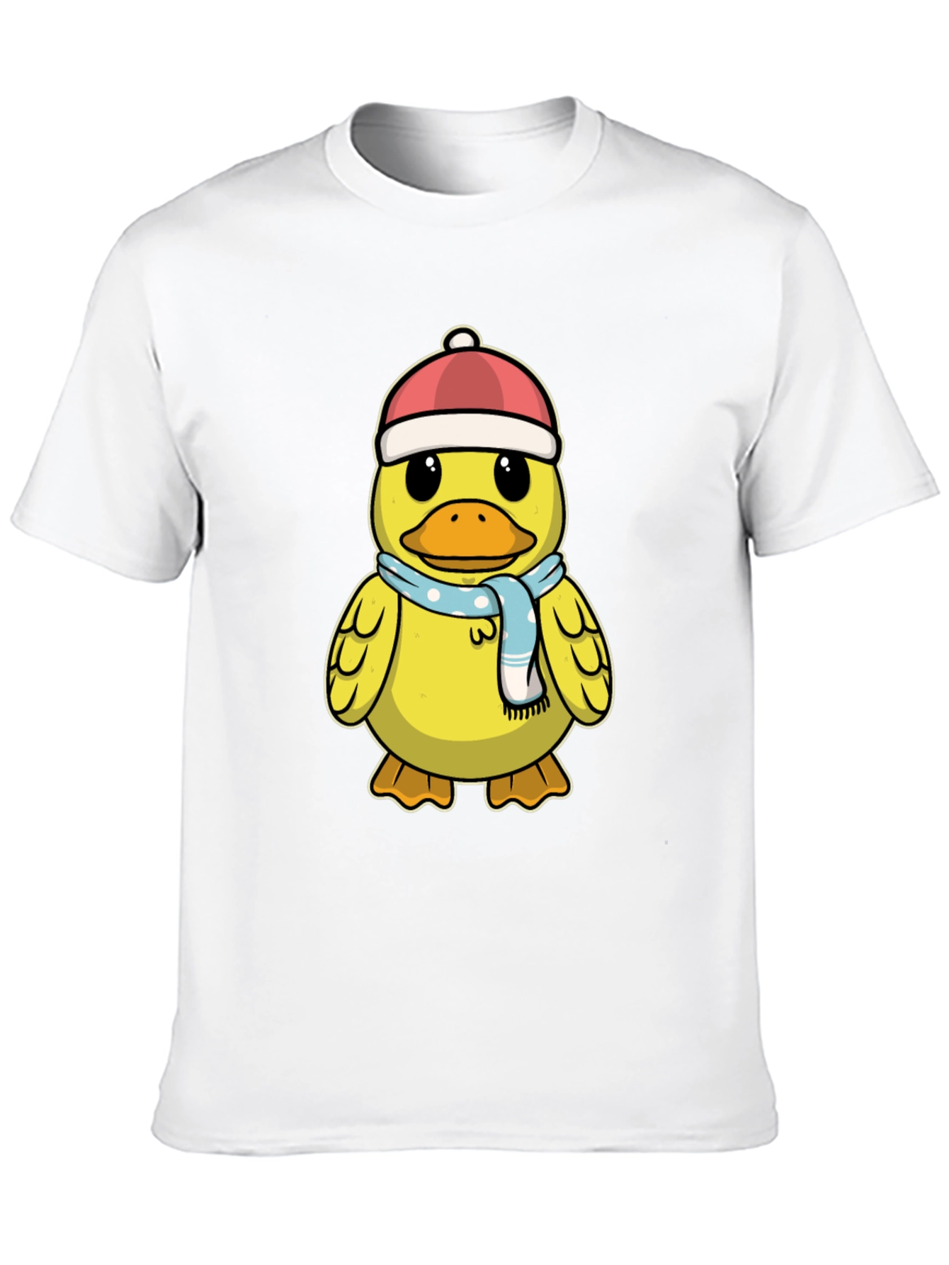 Duck with Hat & Scarf Graphic Tee