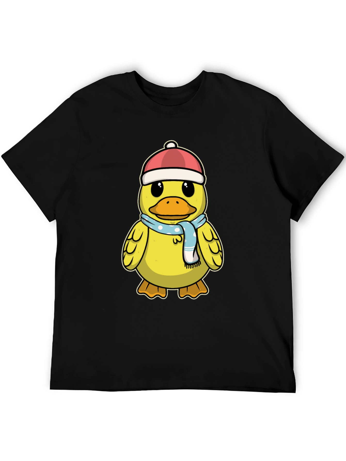 Duck with Hat & Scarf Graphic Tee