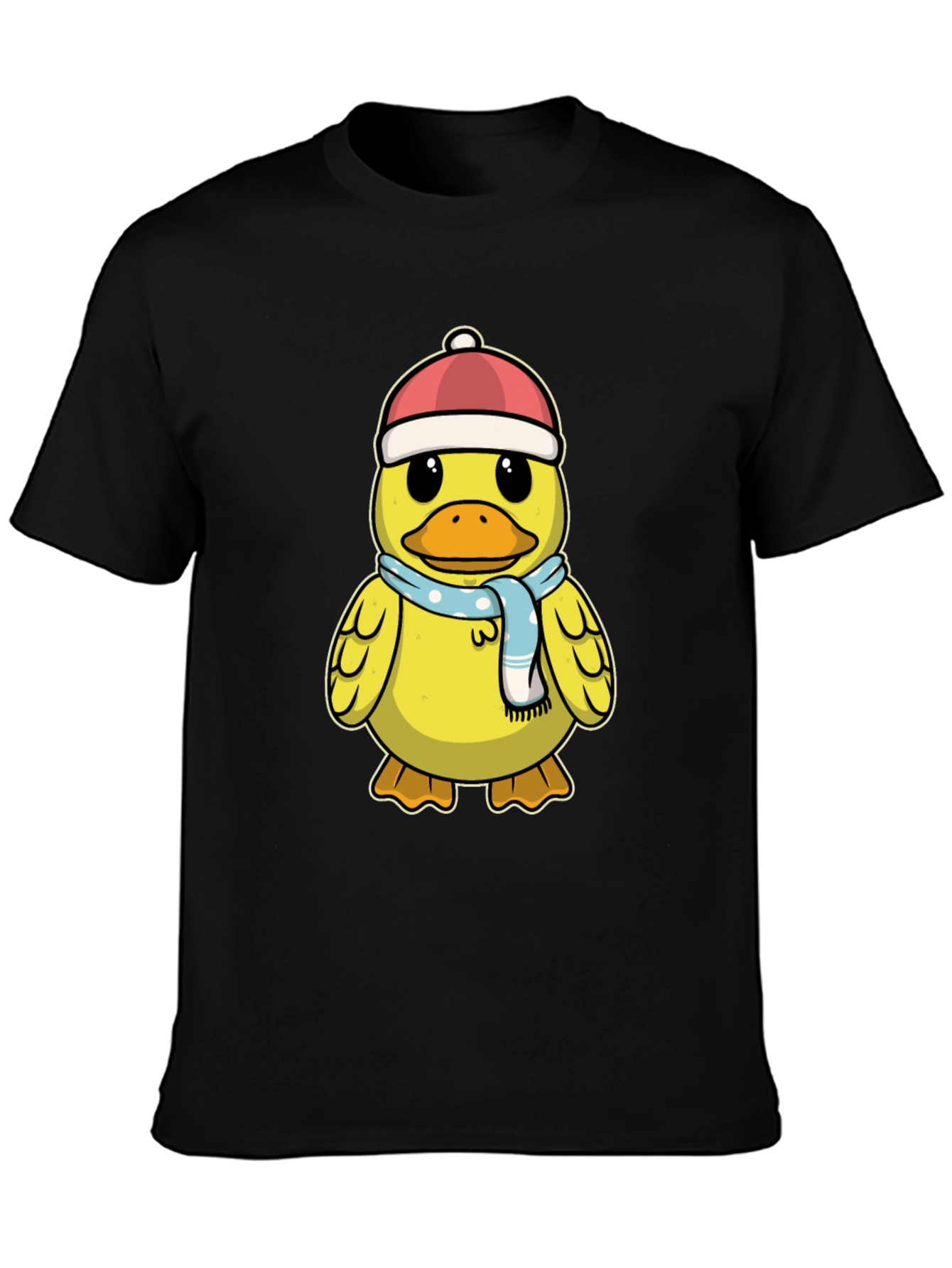 Duck with Hat & Scarf Graphic Tee