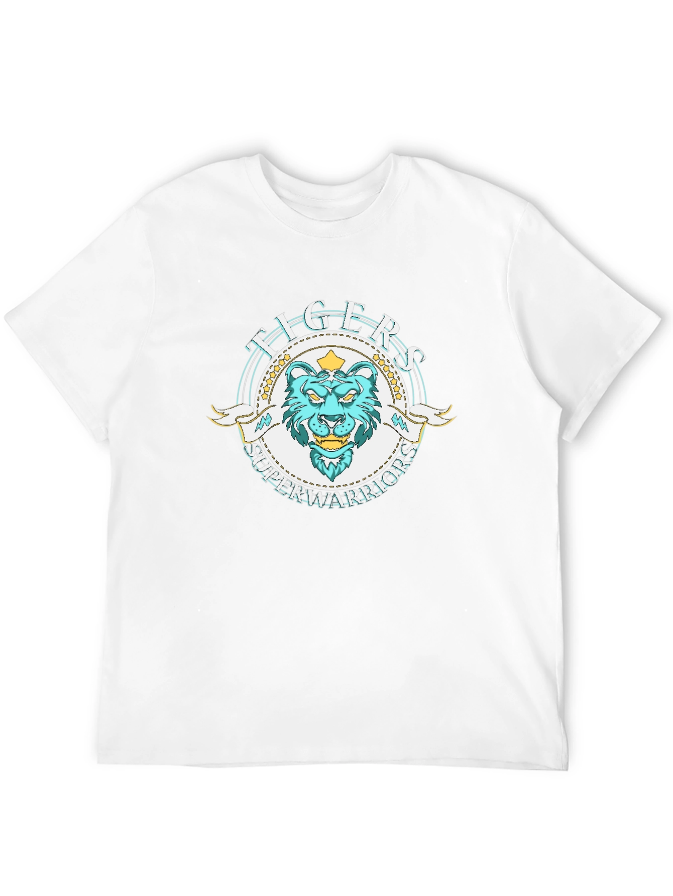 Tigers Super Warriors Graphic Print T-Shirt