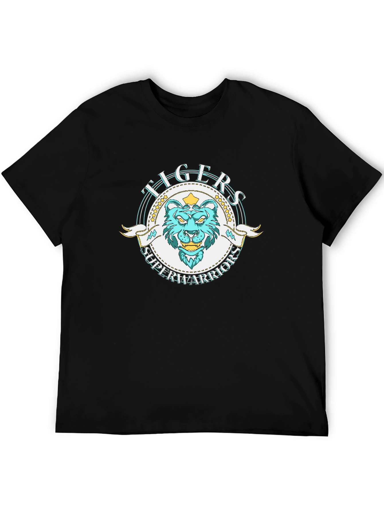 Tigers Super Warriors Graphic Print T-Shirt