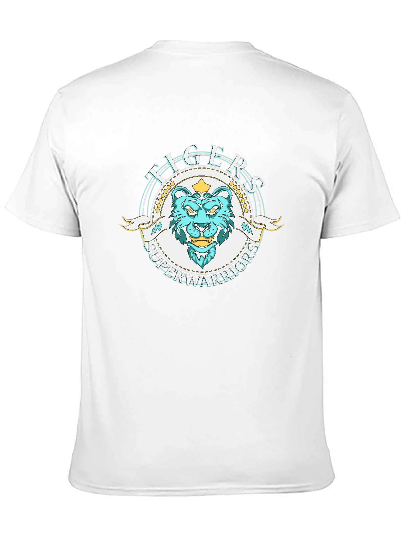 Tigers Super Warriors Graphic Print T-Shirt