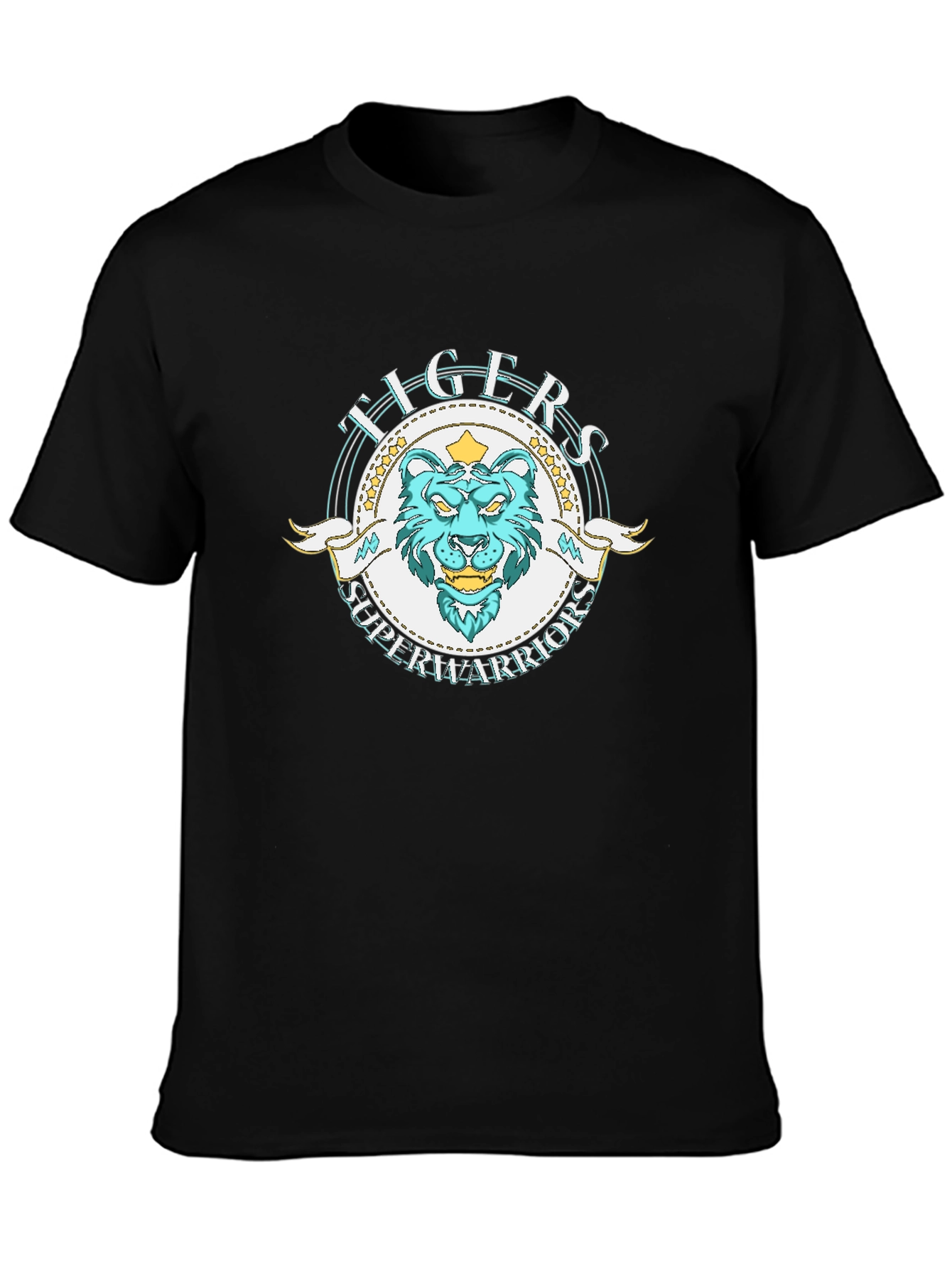 Tigers Super Warriors Graphic Print T-Shirt