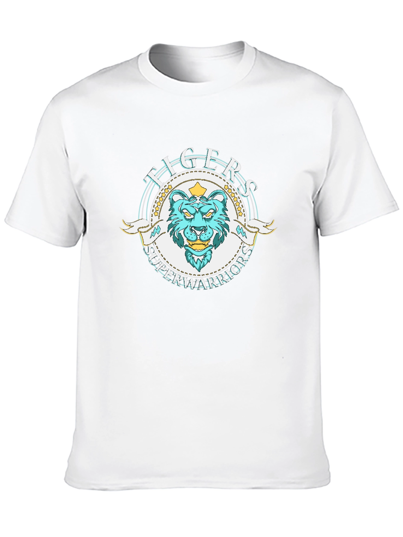 Tigers Super Warriors Graphic Print T-Shirt