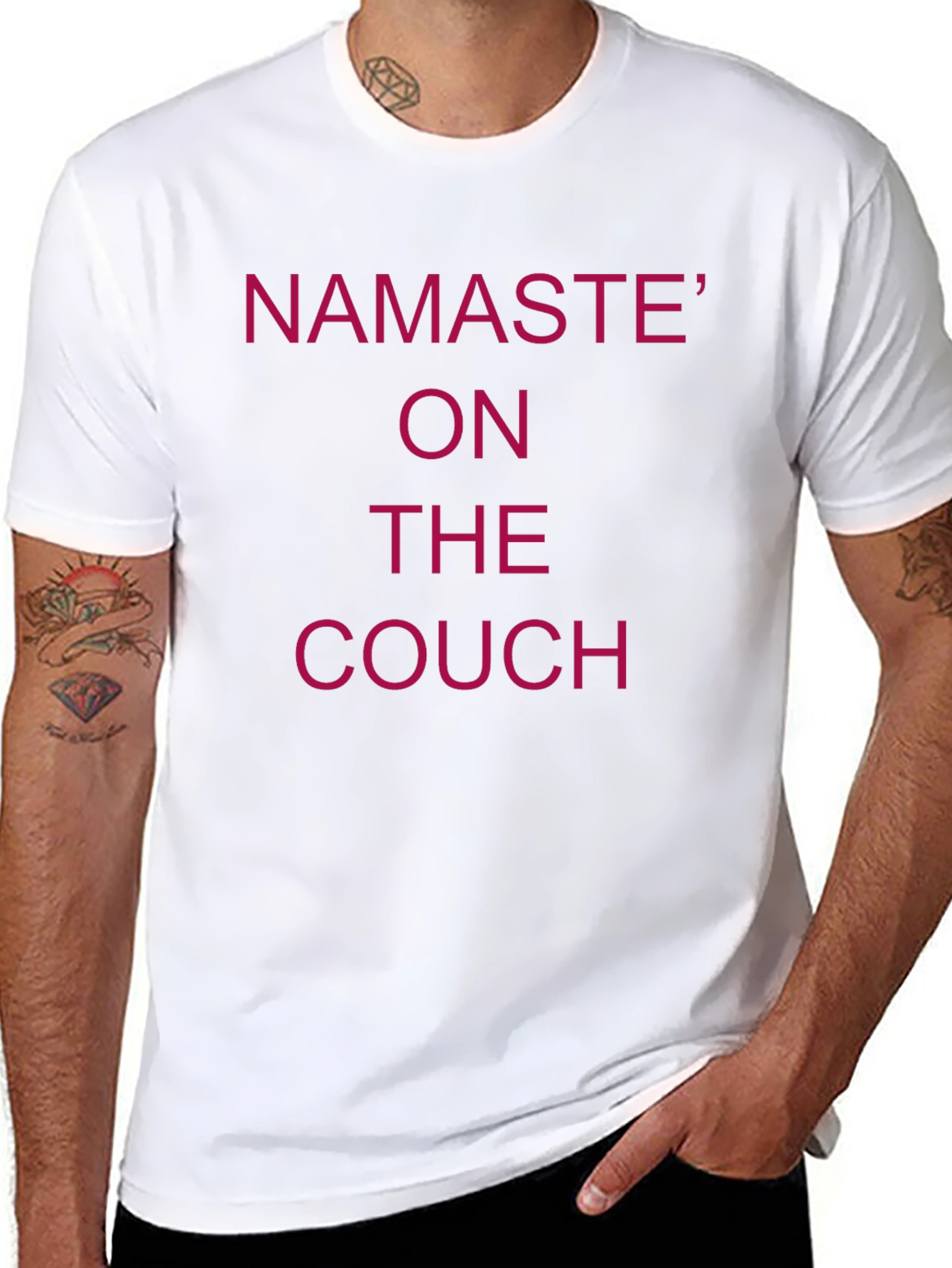 Namaste on the Couch Graphic Tee