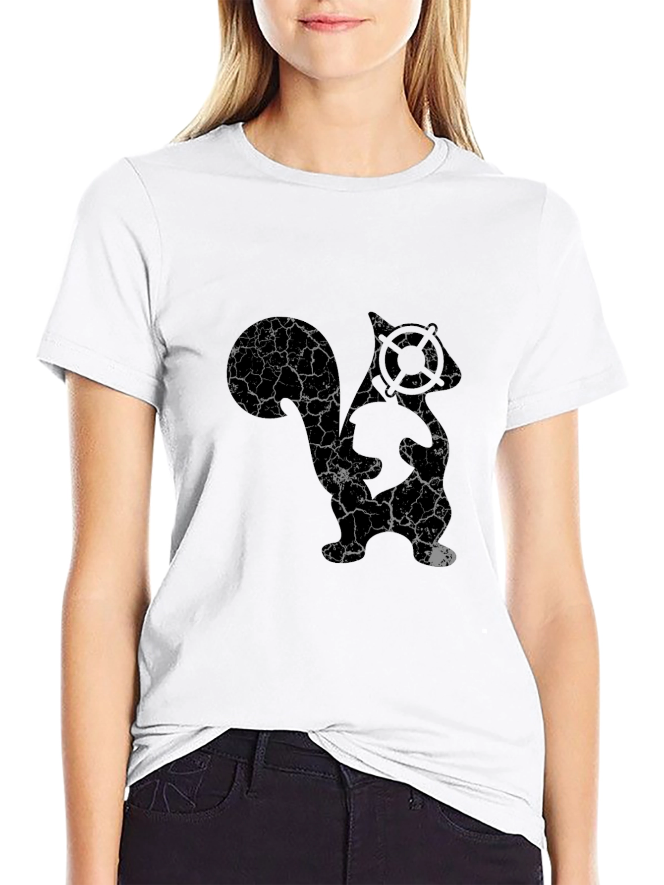 Skuntank Graphic Black T-Shirt