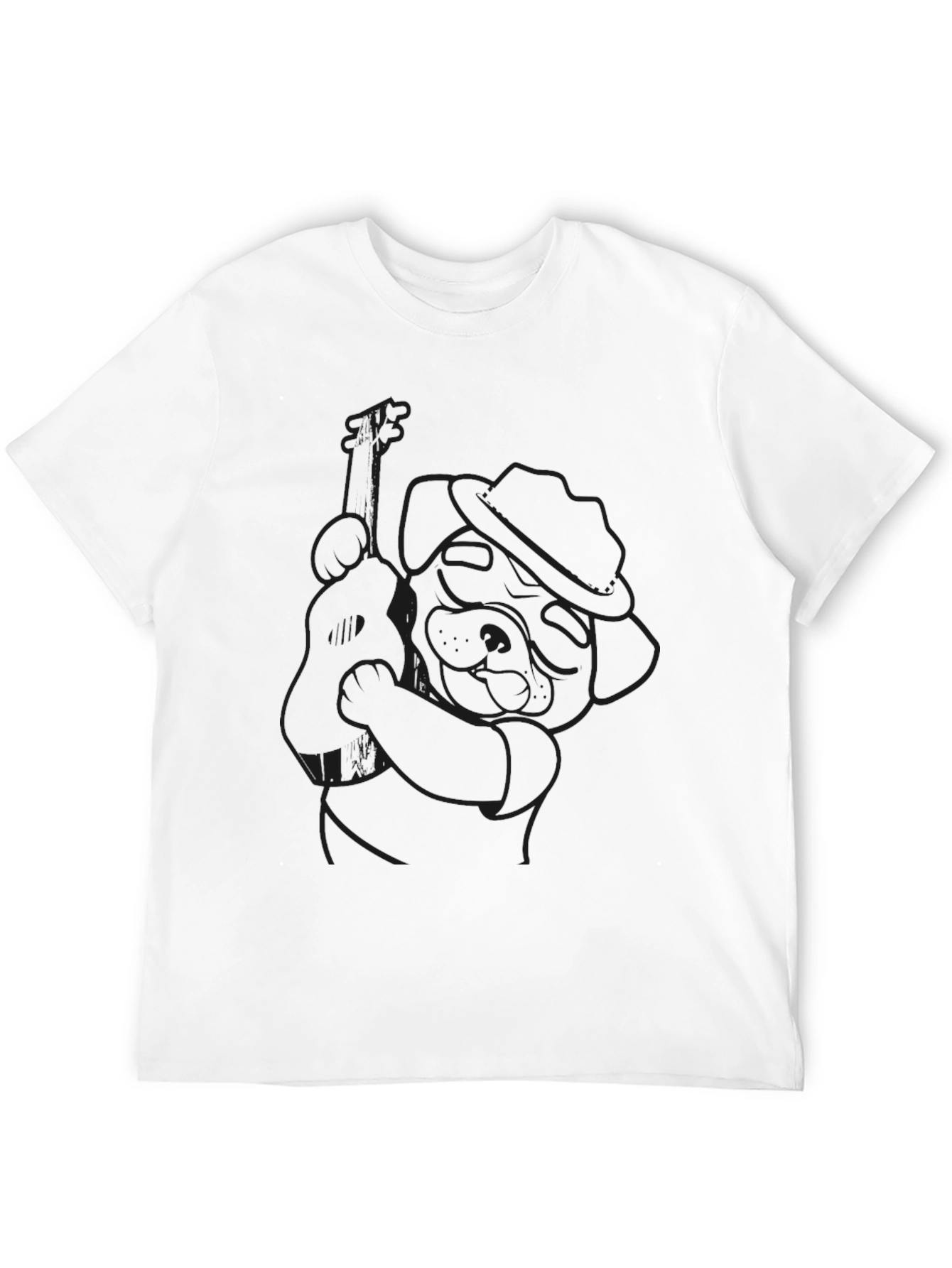 Mens Graphic Print Black T-Shirt