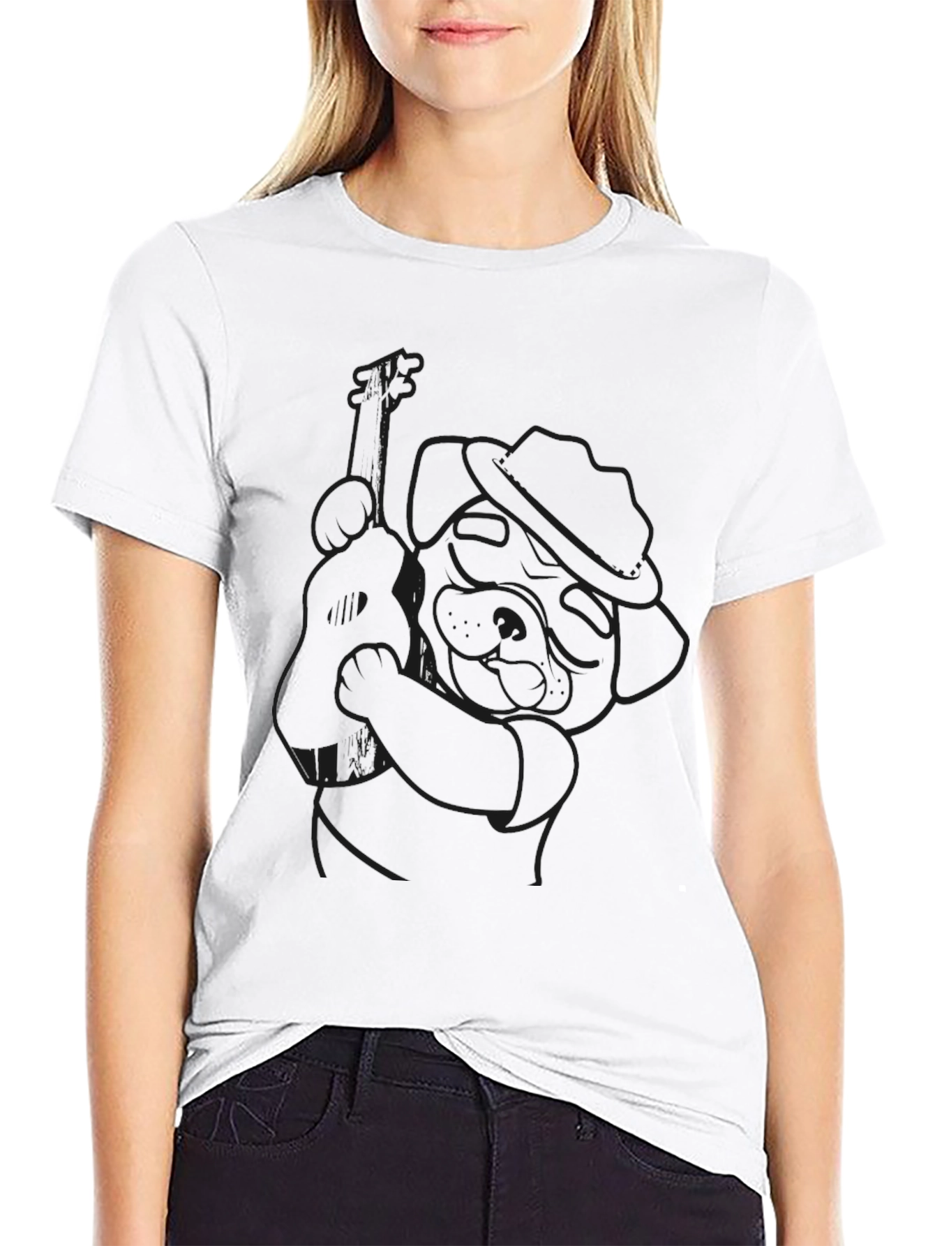 Mens Graphic Print Black T-Shirt