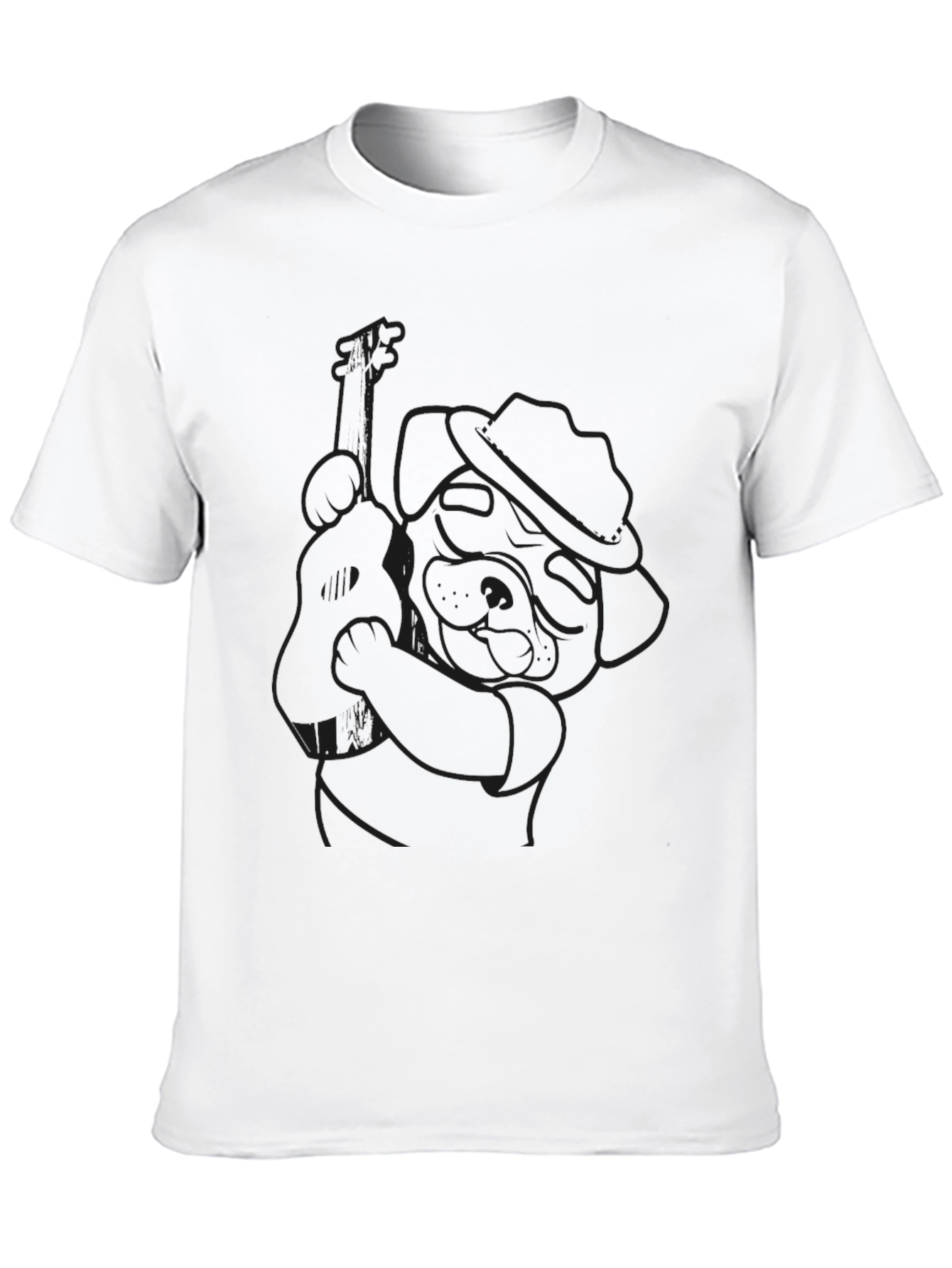 Mens Graphic Print Black T-Shirt