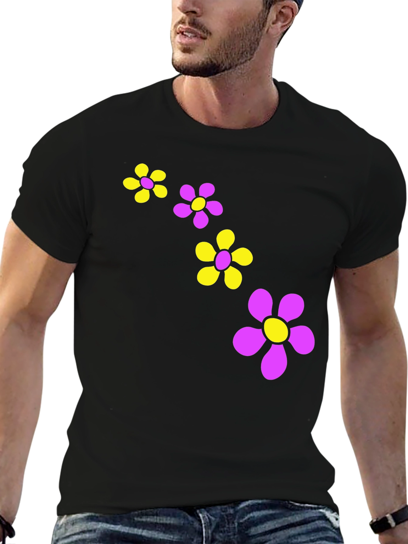 Retro Flower Power T-Shirt - Groovy Style
