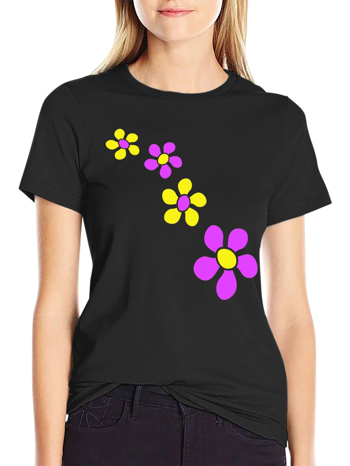 Retro Flower Power T-Shirt - Groovy Style