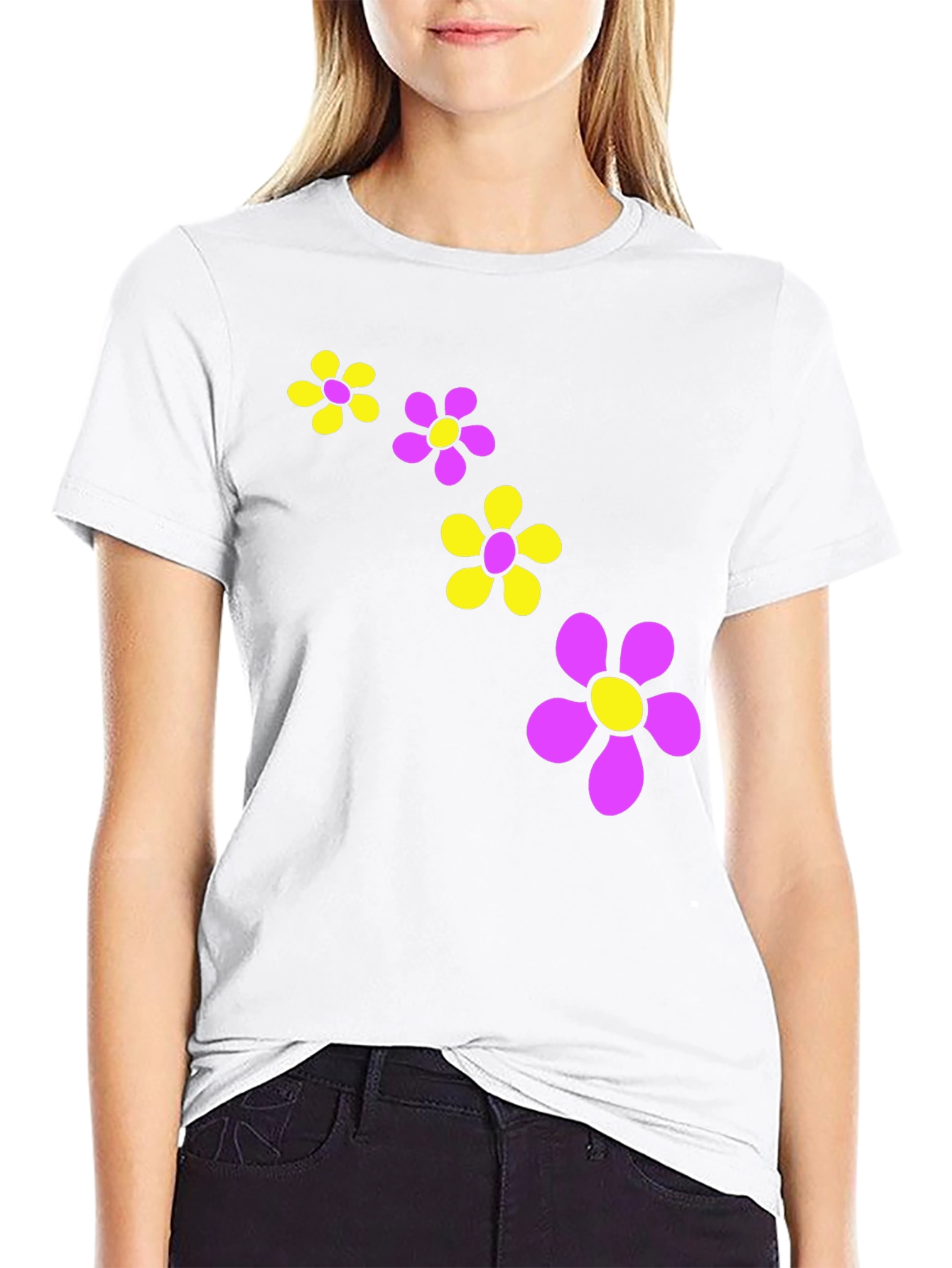 Retro Flower Power T-Shirt - Groovy Style