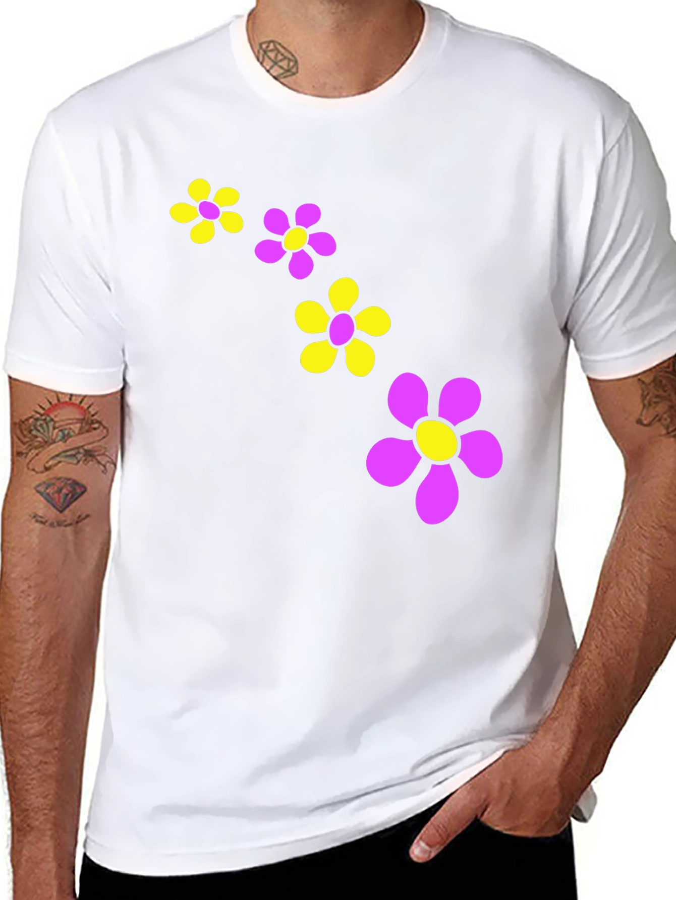 Retro Flower Power T-Shirt - Groovy Style
