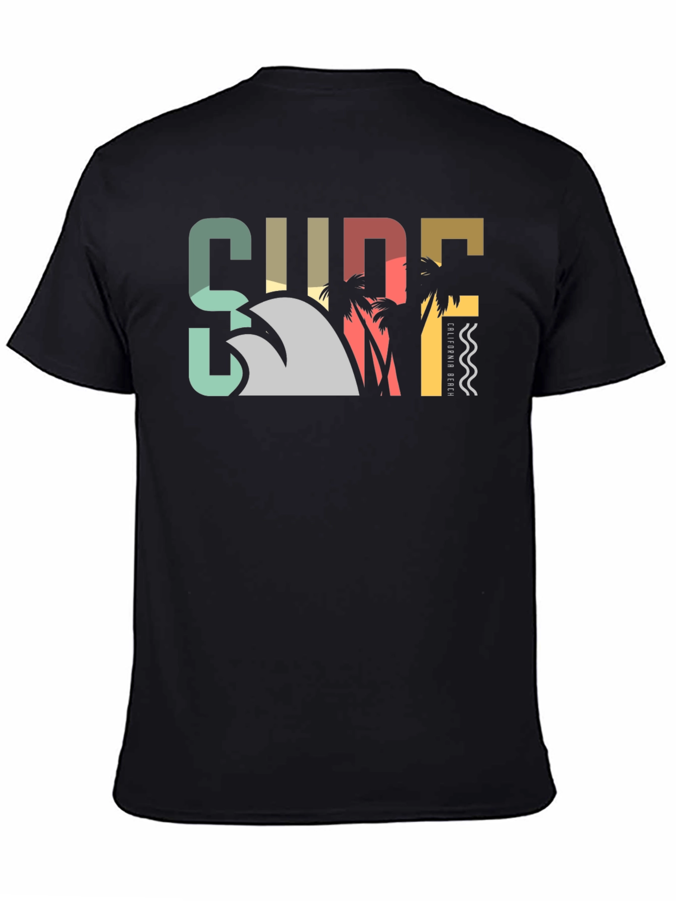 Retro Surf California Beach T-Shirt
