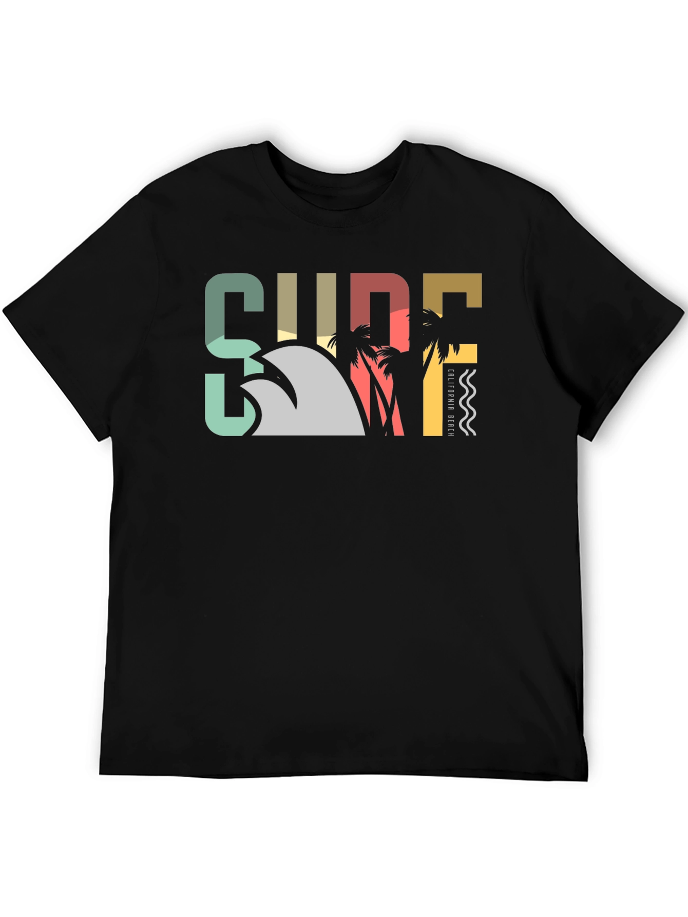 Retro Surf California Beach T-Shirt