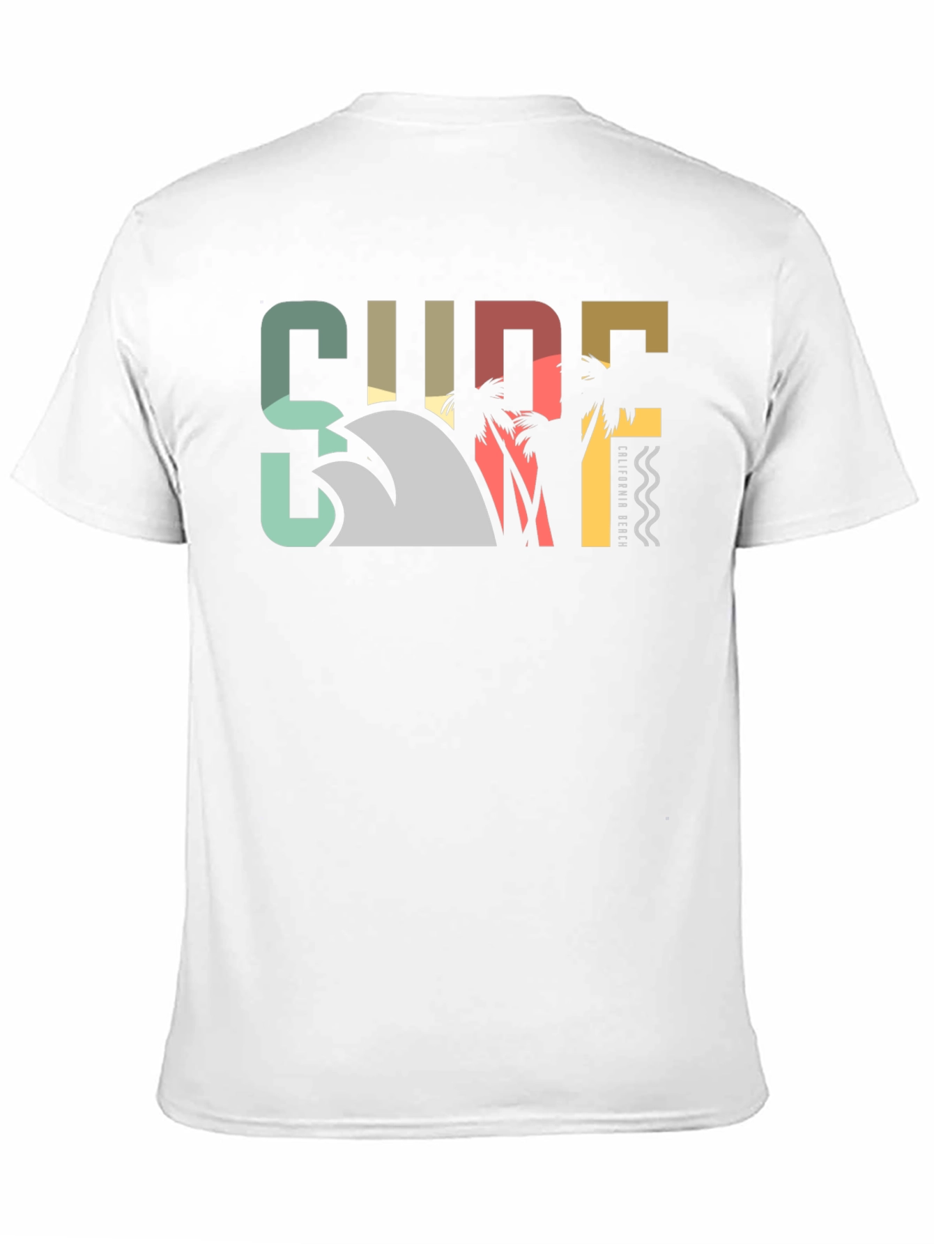Retro Surf California Beach T-Shirt