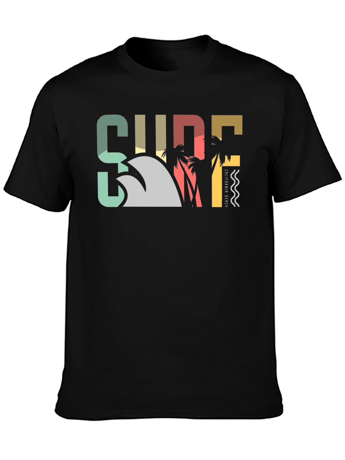 Retro Surf California Beach T-Shirt