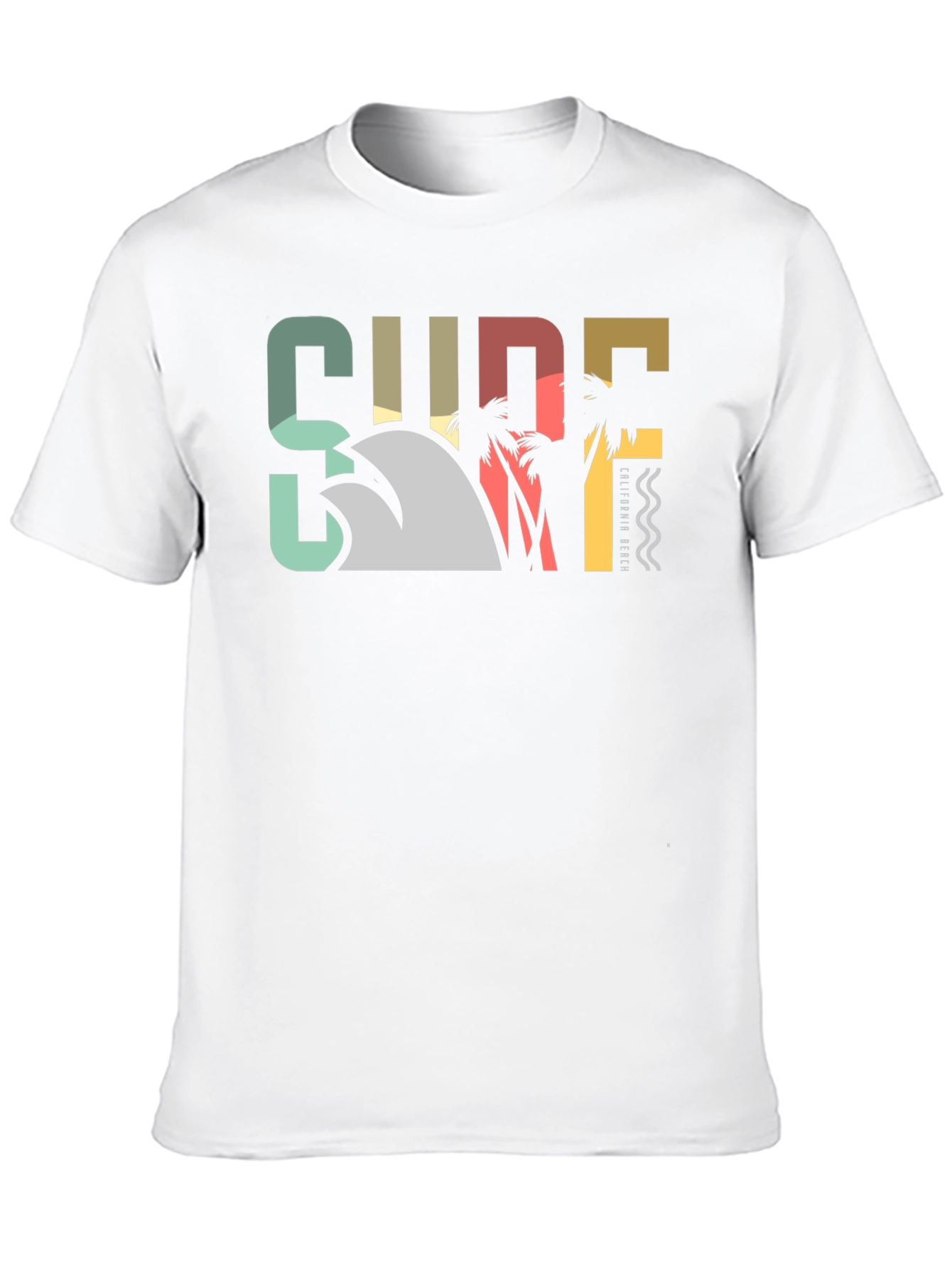 Retro Surf California Beach T-Shirt