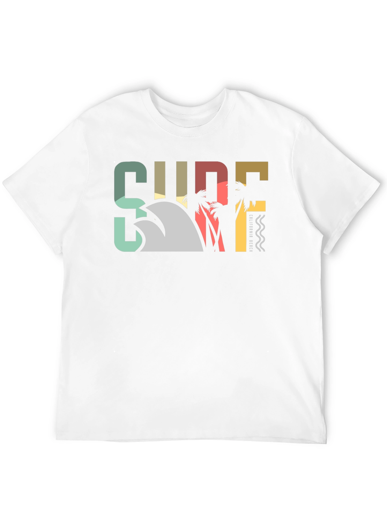 Retro Surf California Beach T-Shirt