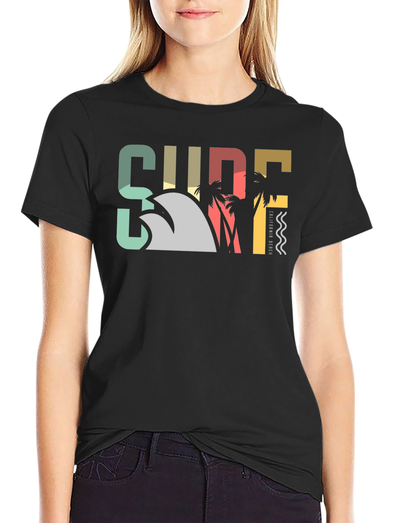 Retro Surf California Beach T-Shirt