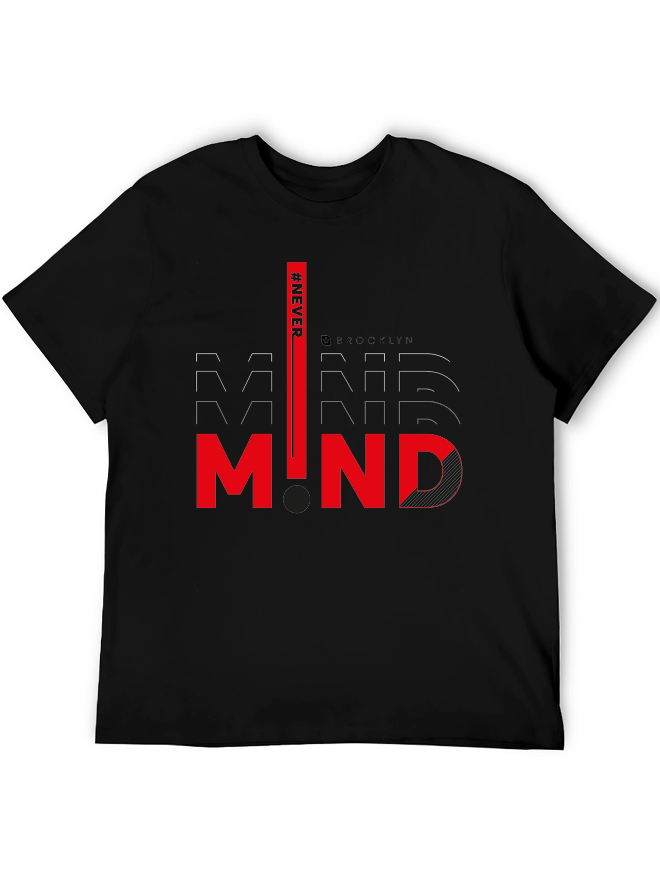 Modern Mind Graphic Tee - Sleek Black T-Shirt