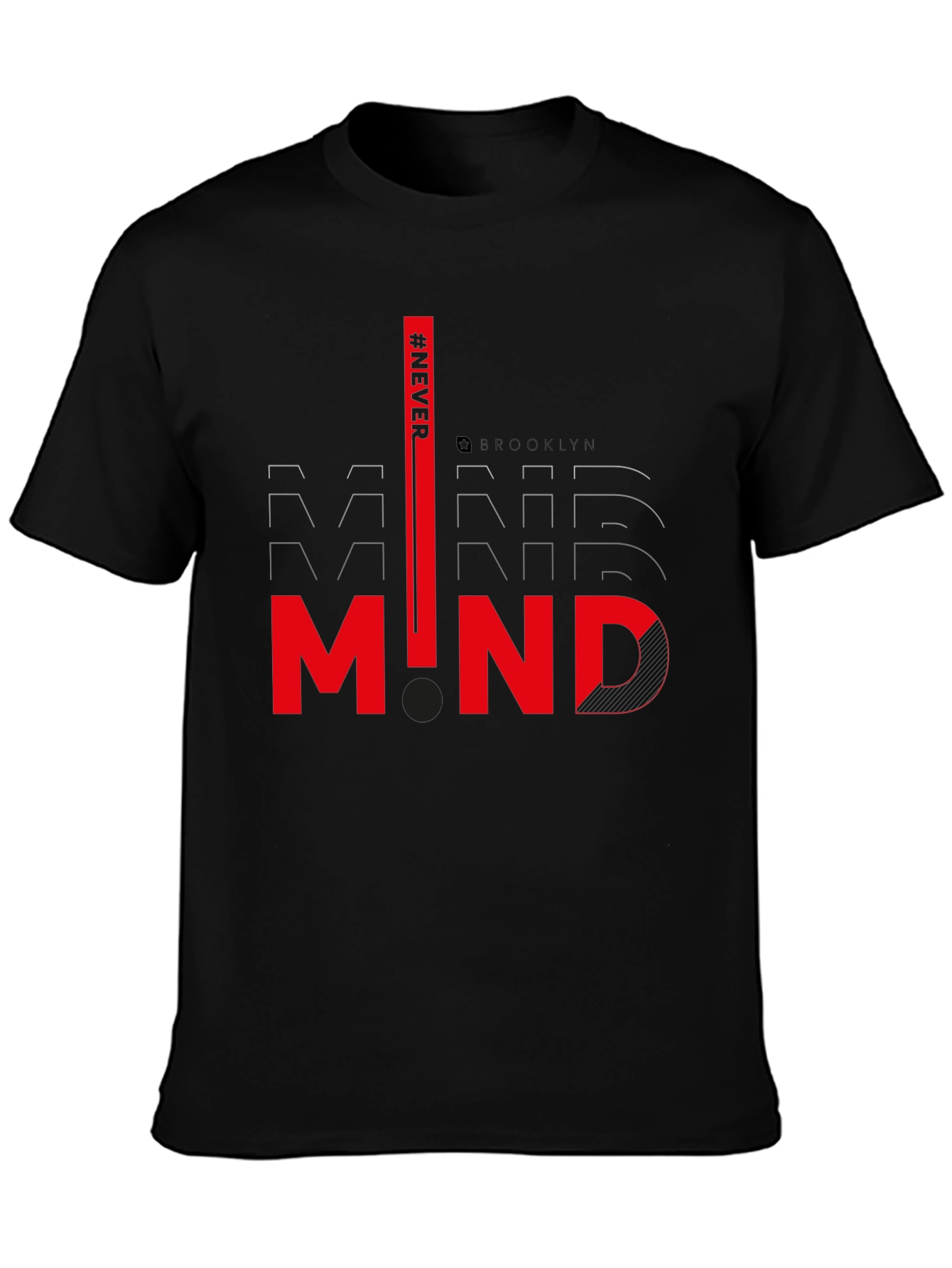 Modern Mind Graphic Tee - Sleek Black T-Shirt