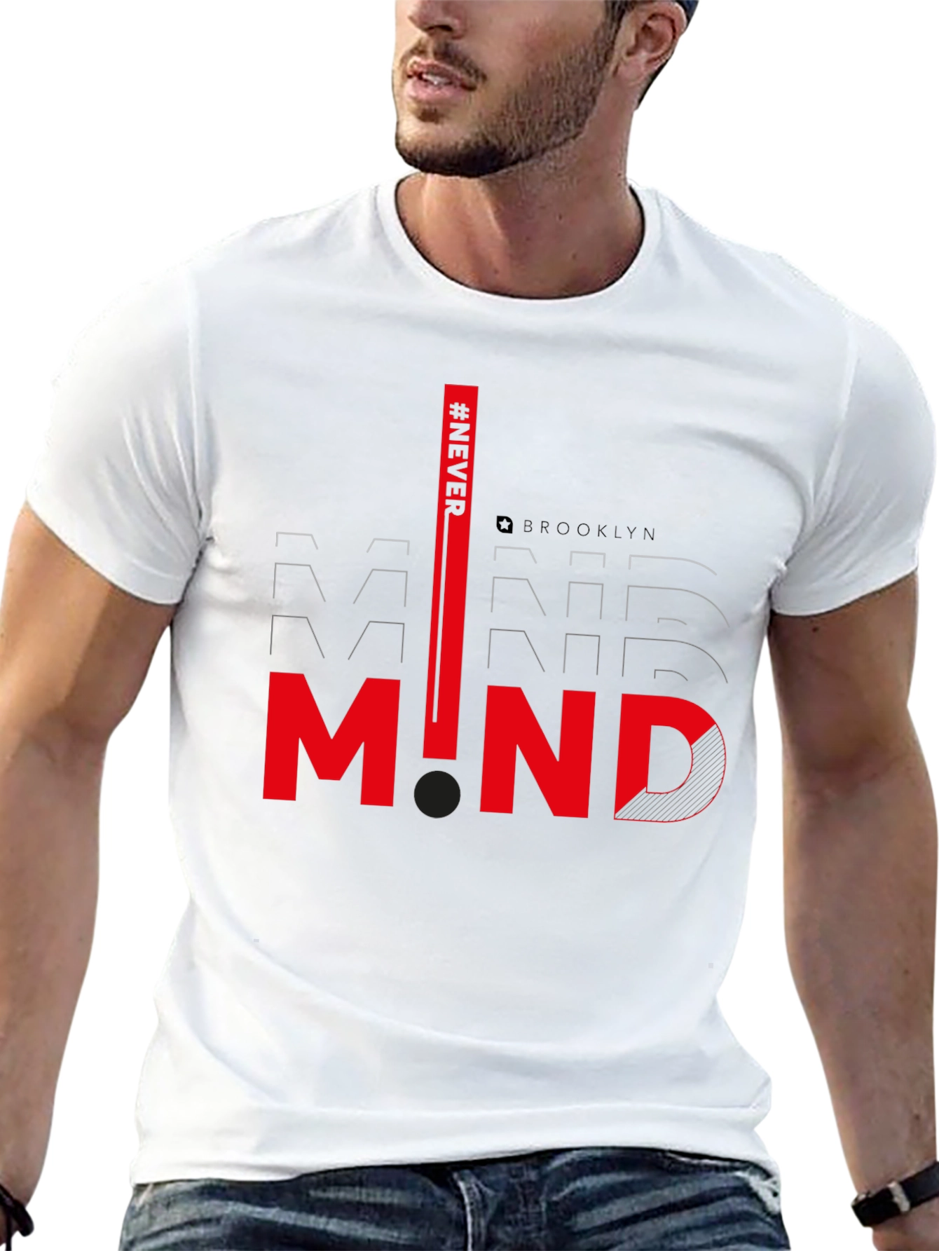 Modern Mind Graphic Tee - Sleek Black T-Shirt