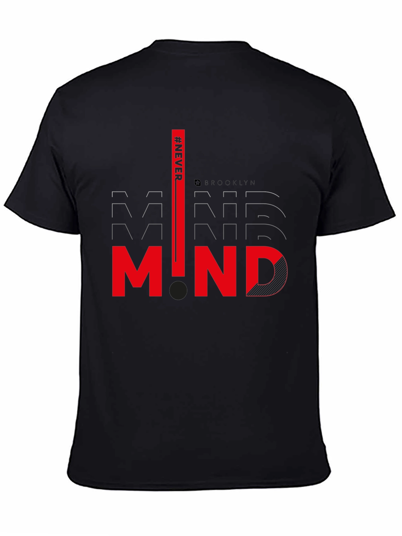 Modern Mind Graphic Tee - Sleek Black T-Shirt