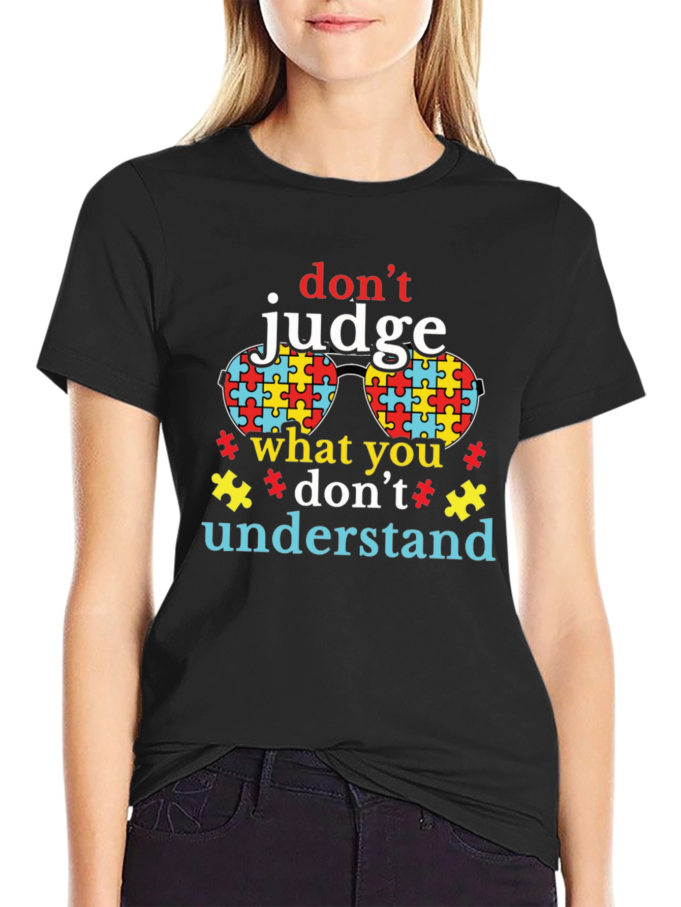 Autism Awareness T-Shirt - Dont Judge