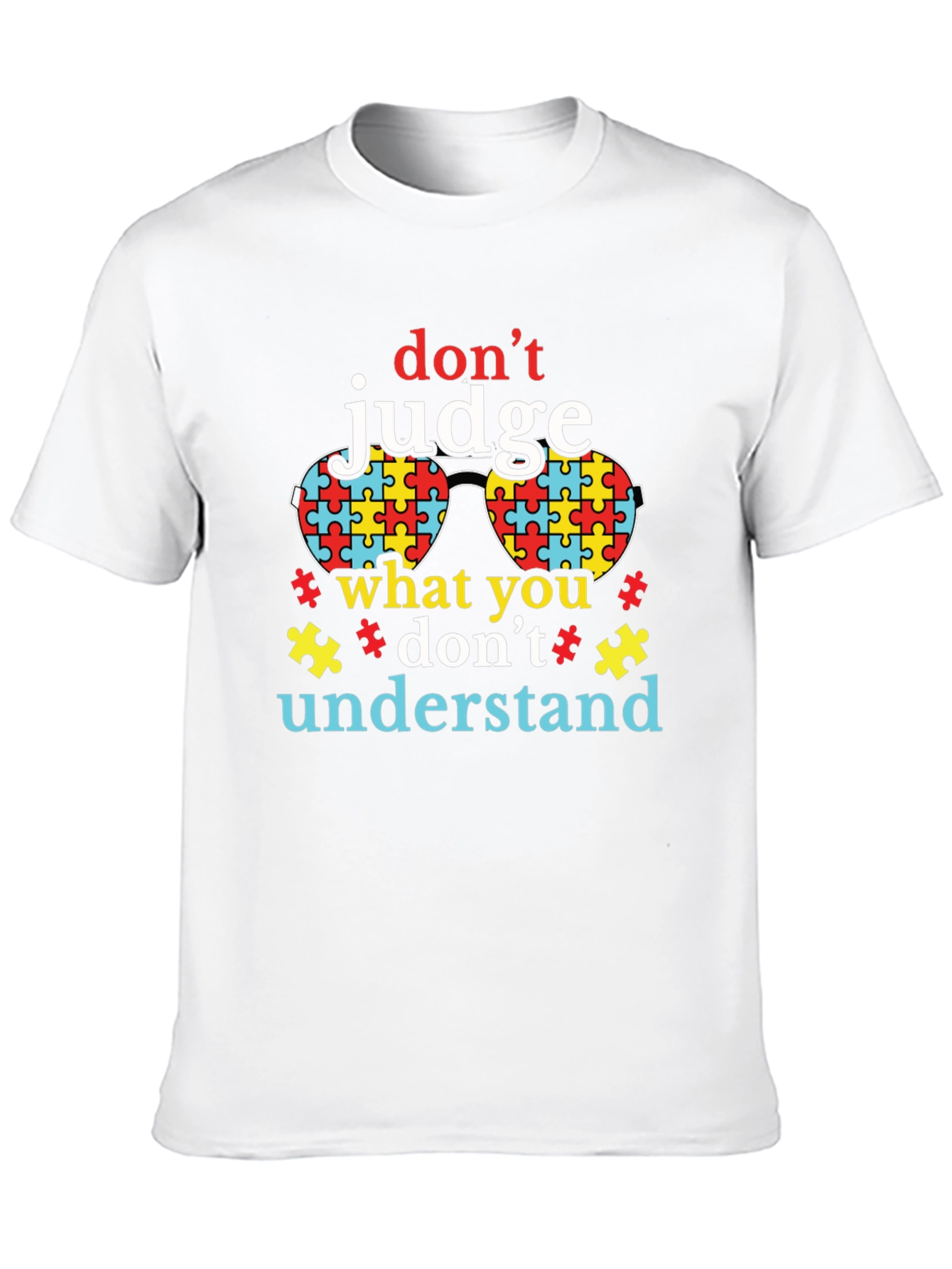 Autism Awareness T-Shirt - Dont Judge