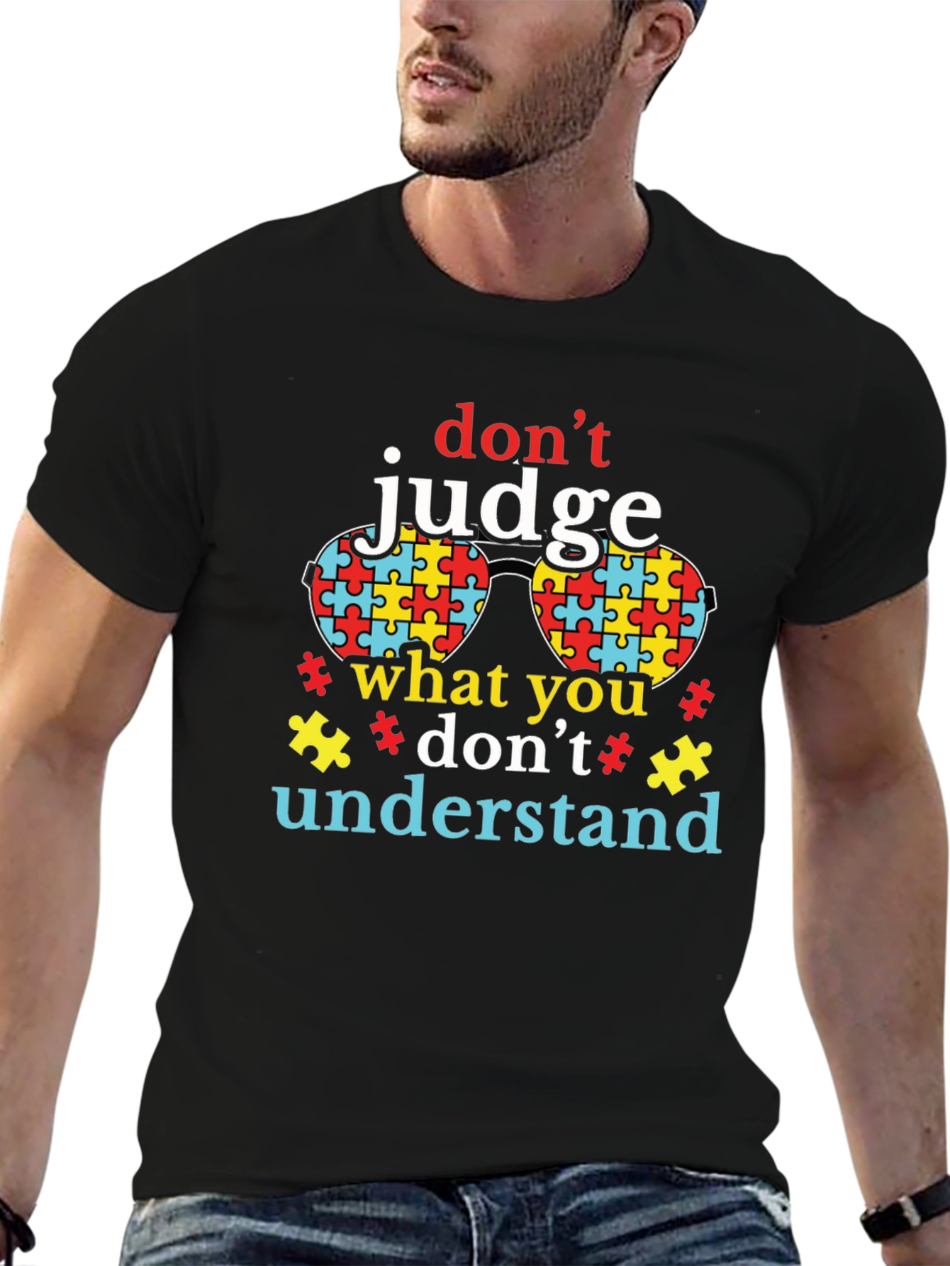 Autism Awareness T-Shirt - Dont Judge