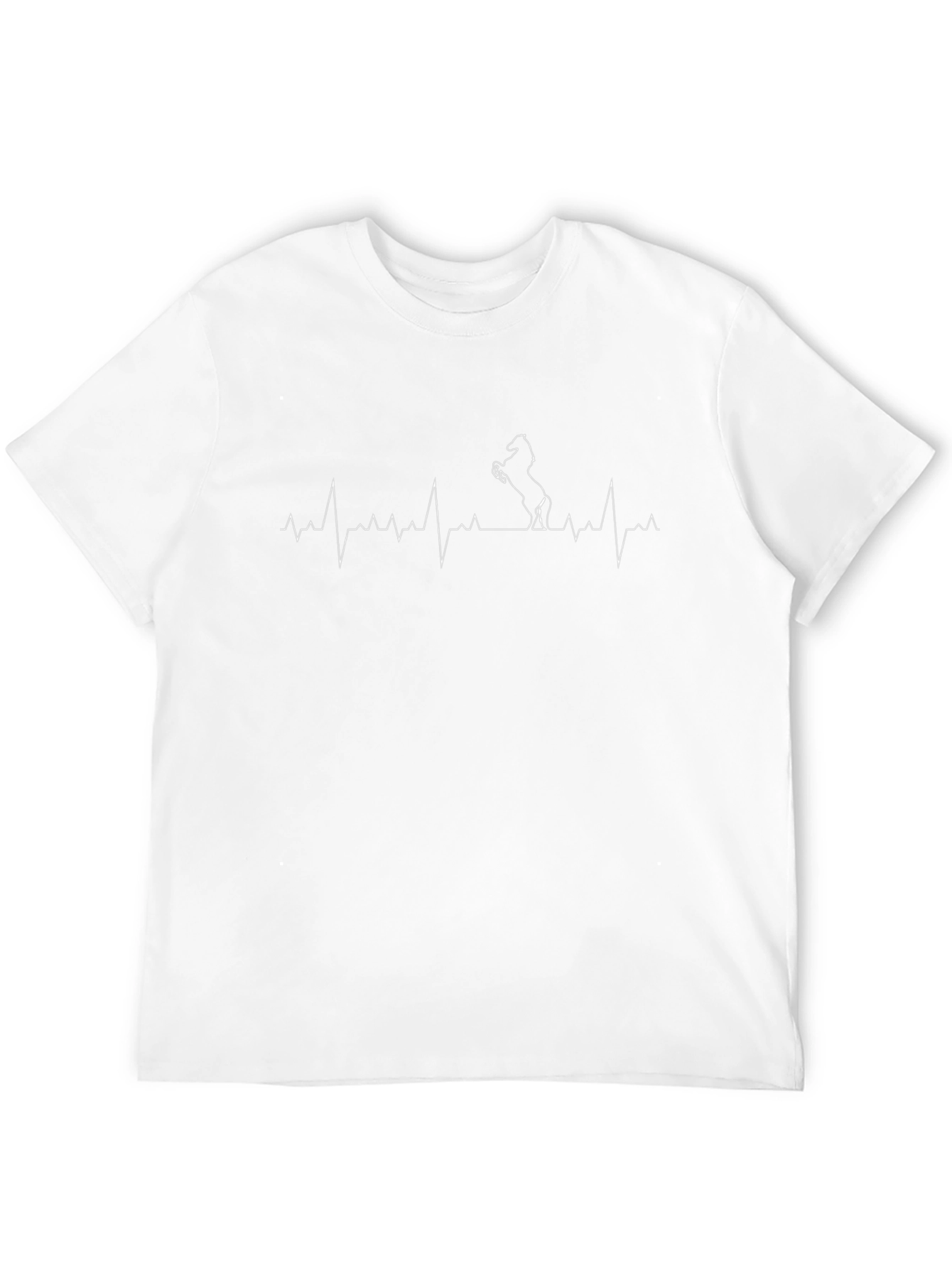 Horse Heartbeat T-Shirt - Equestrian Lover Tee