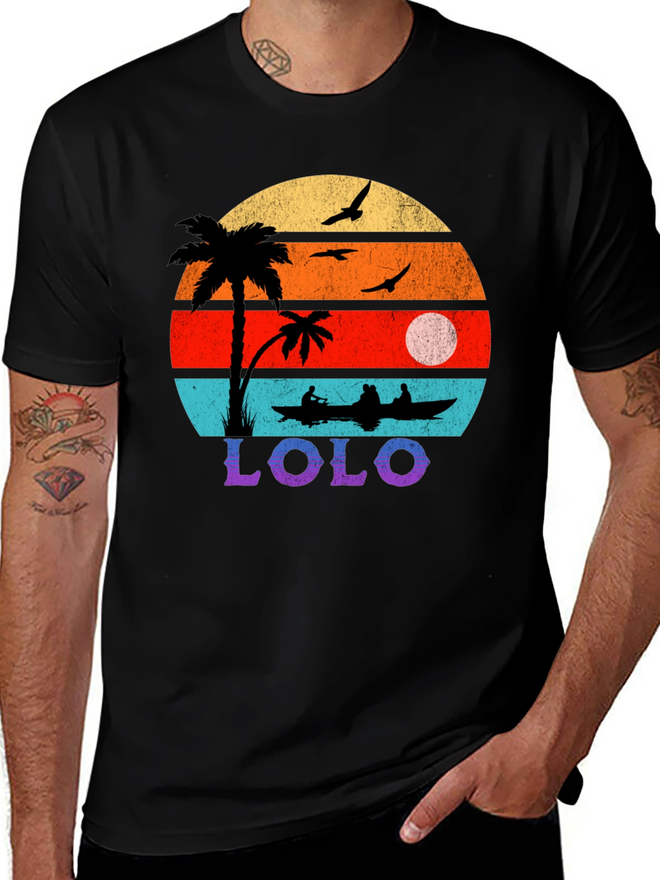 LOLO Retro Sunset T-Shirt