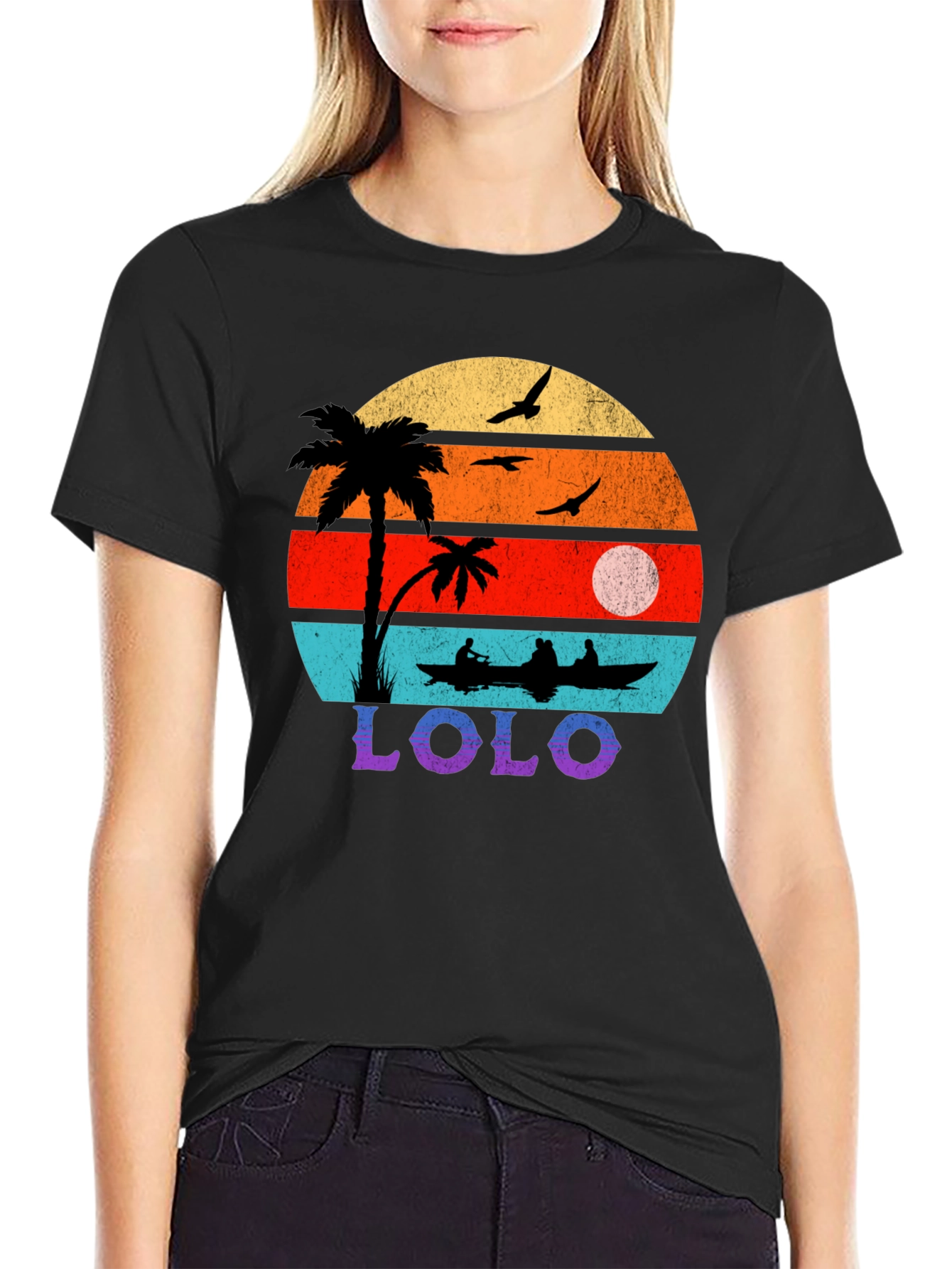 LOLO Retro Sunset T-Shirt