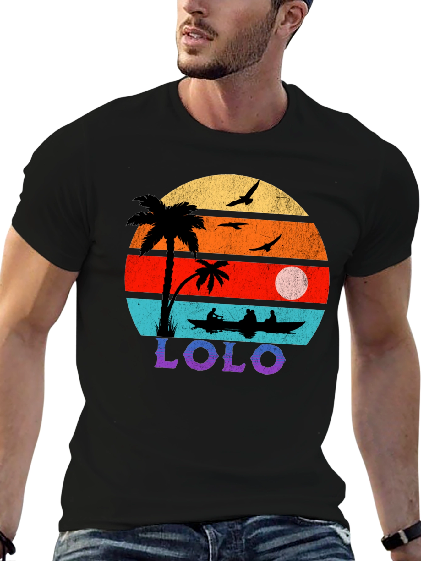 LOLO Retro Sunset T-Shirt