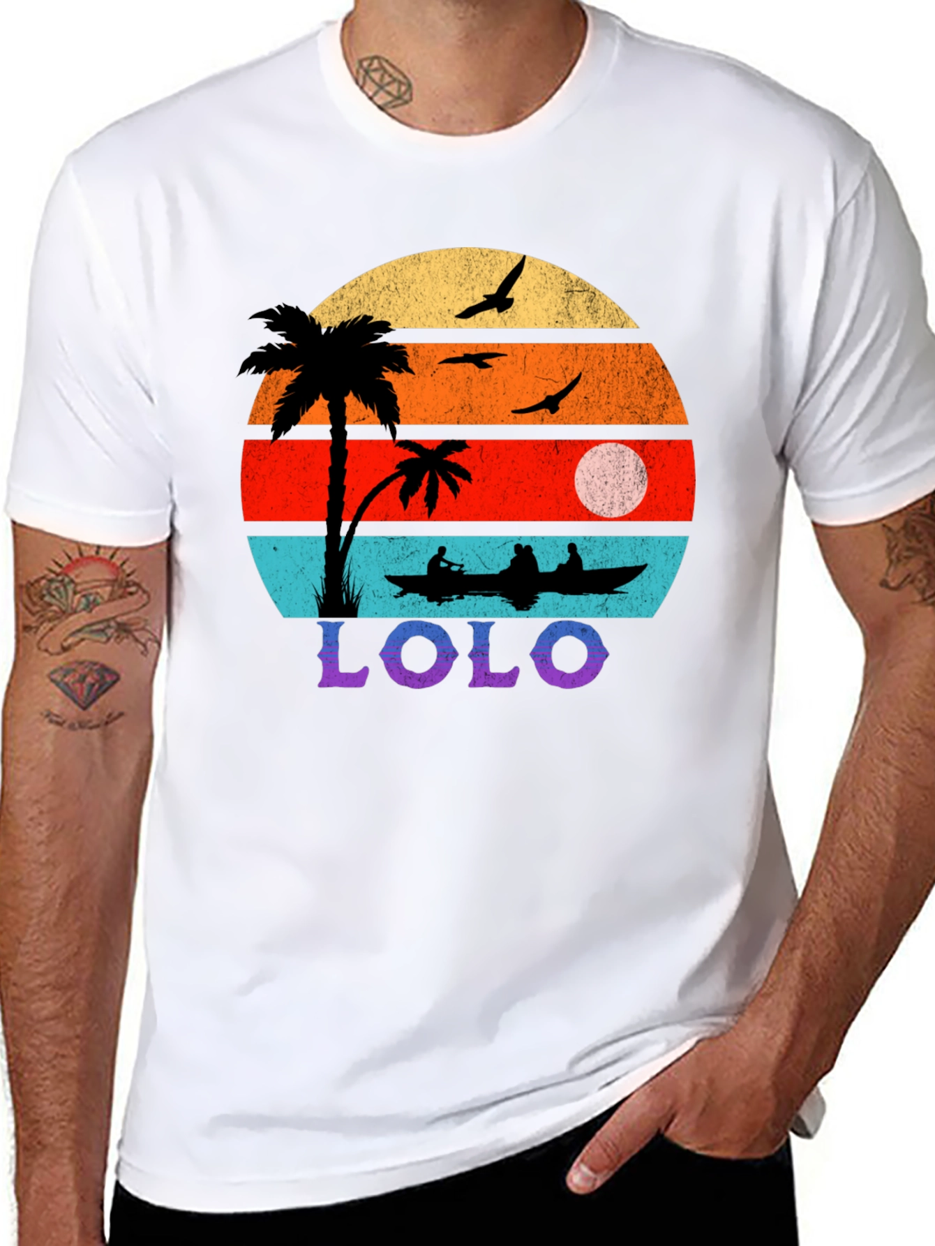 LOLO Retro Sunset T-Shirt
