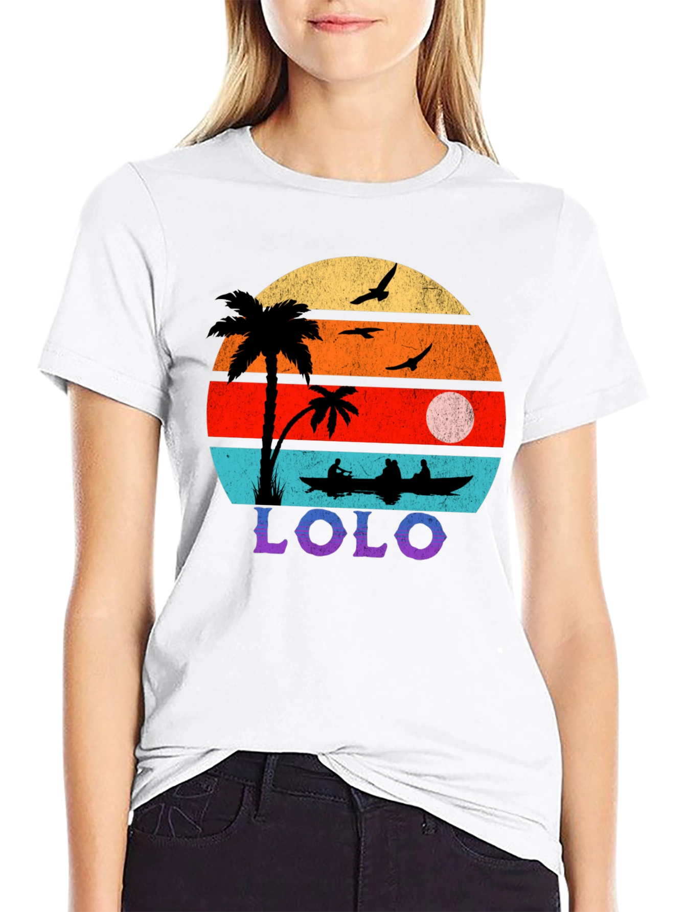 LOLO Retro Sunset T-Shirt