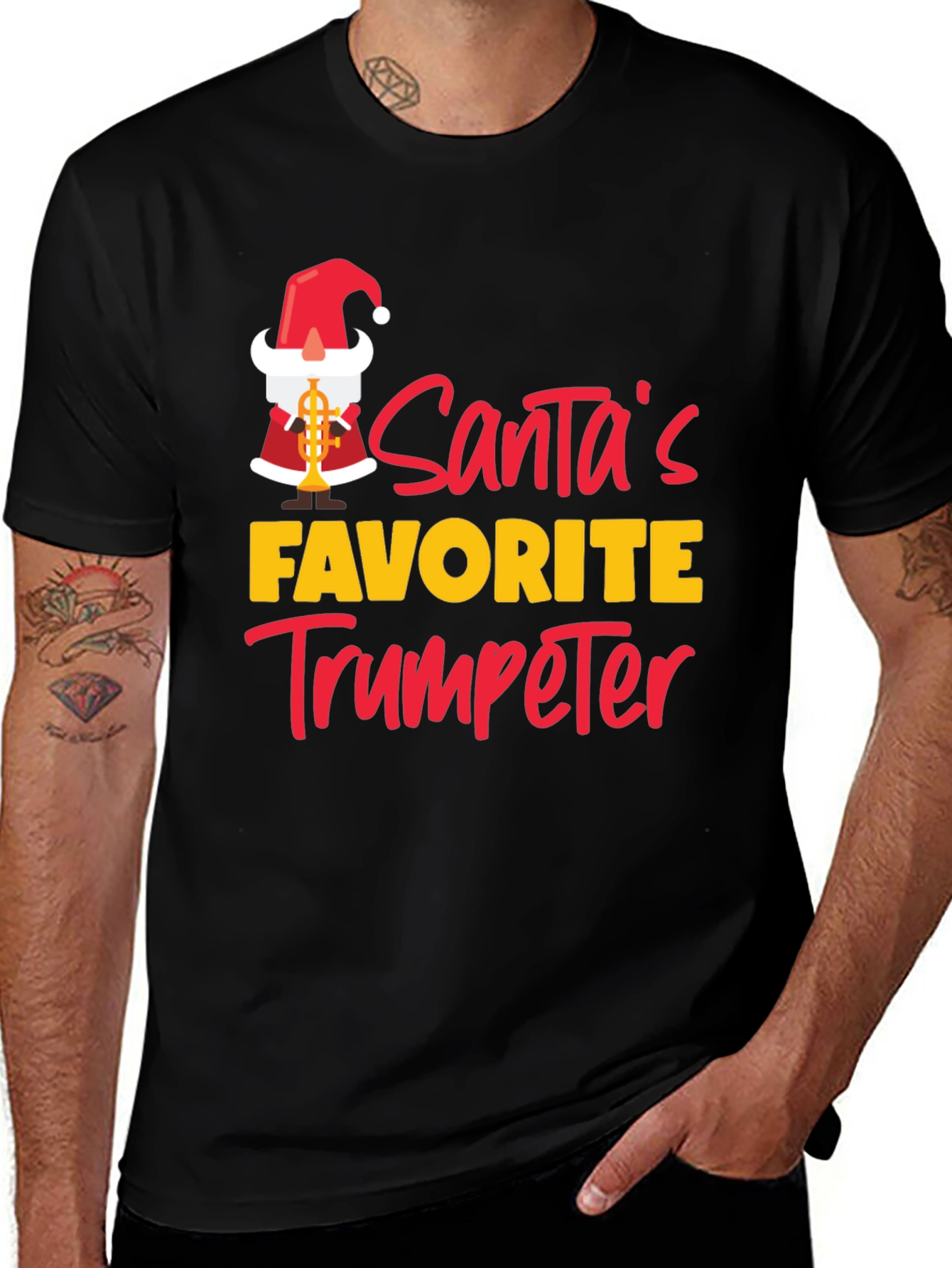 Santas Favorite Trumpeter T-Shirt