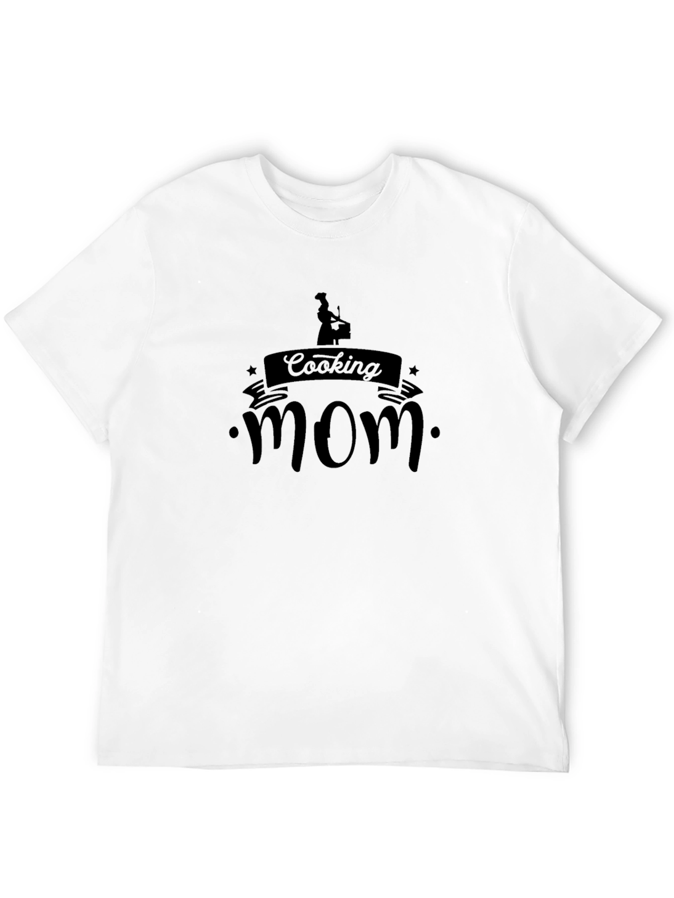 Cooking Mom T-Shirt - Black Graphic Tee