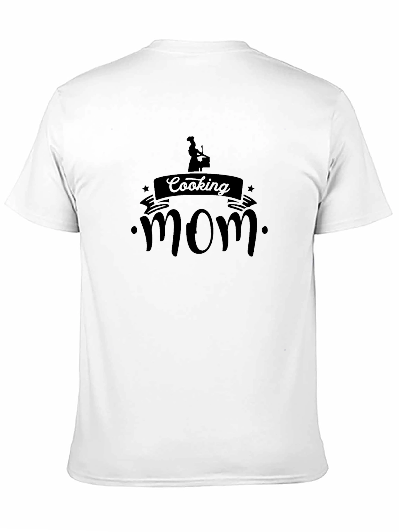 Cooking Mom T-Shirt - Black Graphic Tee